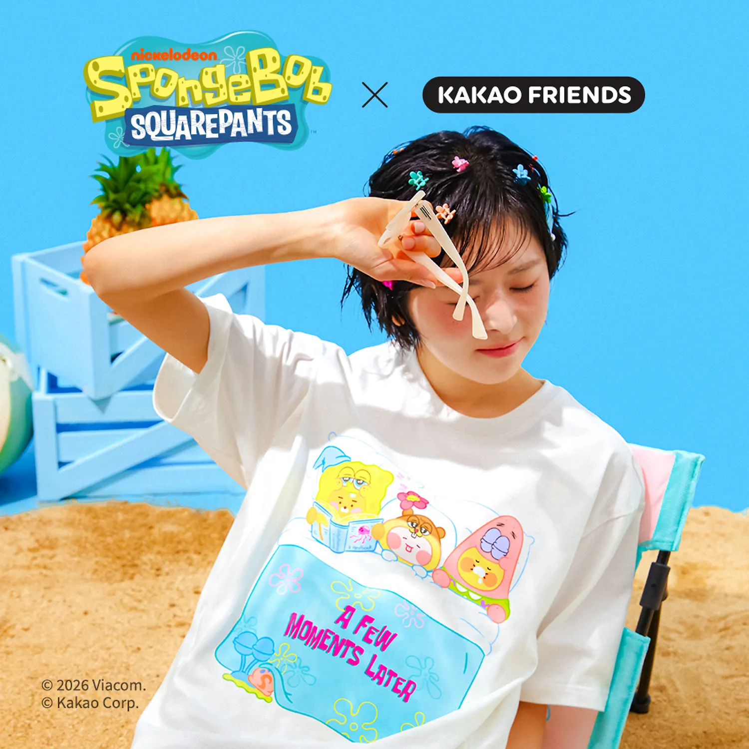 SpongeBob SquarePants X Friends Women’s Short Sleeve T-Shirt_Friends