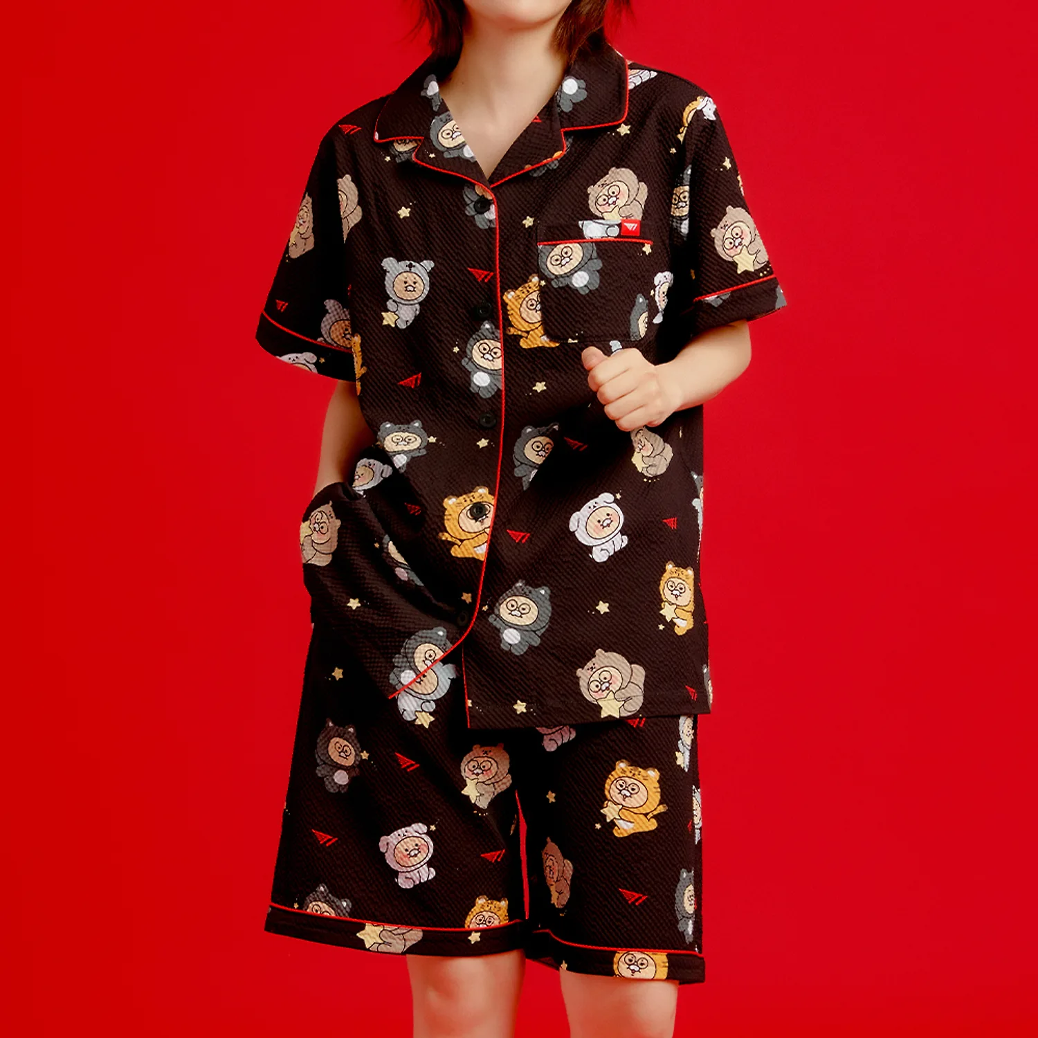 (Limit of 3 per person) T1 X Friends Cooling Pajamas for Women_Chunsik