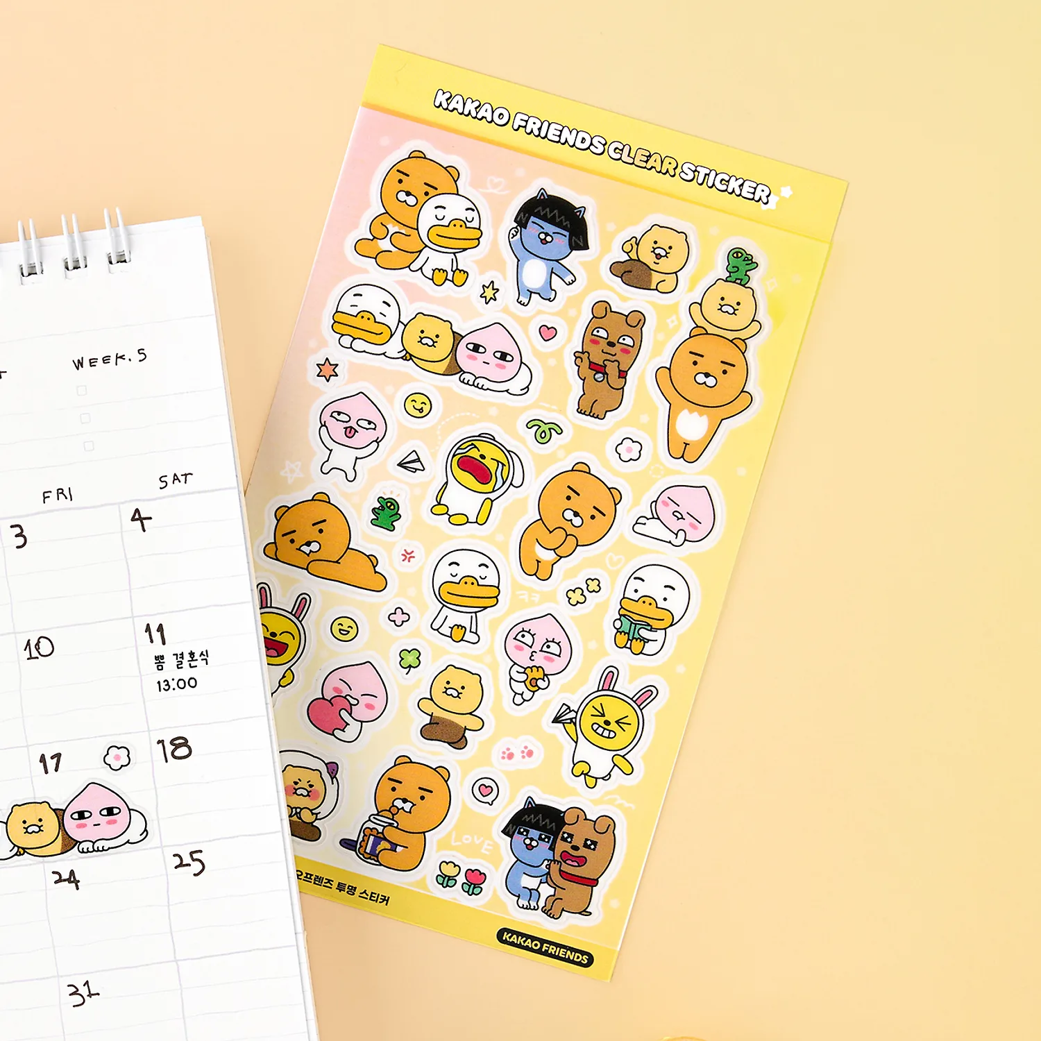 Deco Transparent Sticker Mix