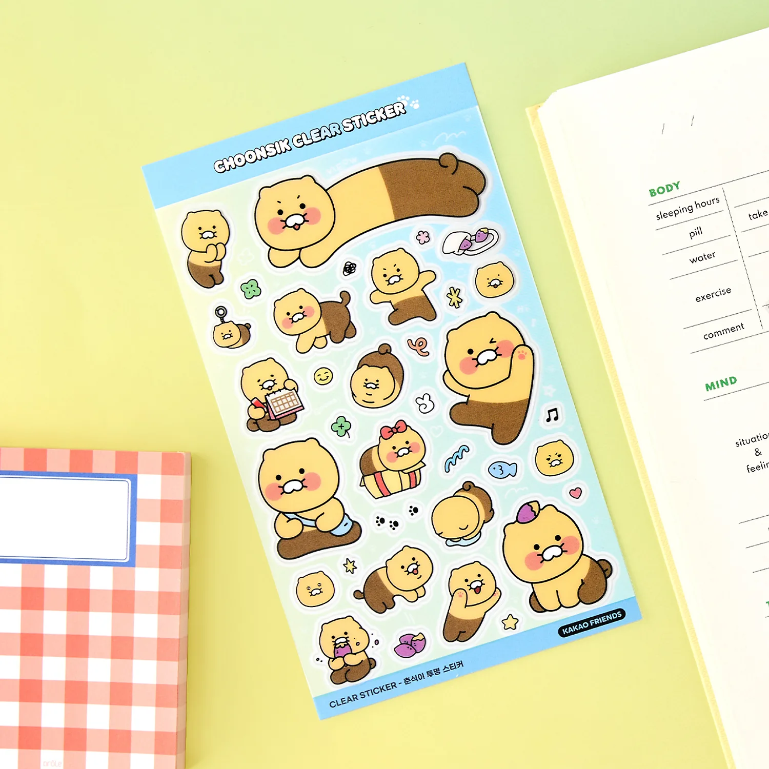 Deco Transparent Sticker Chunsik