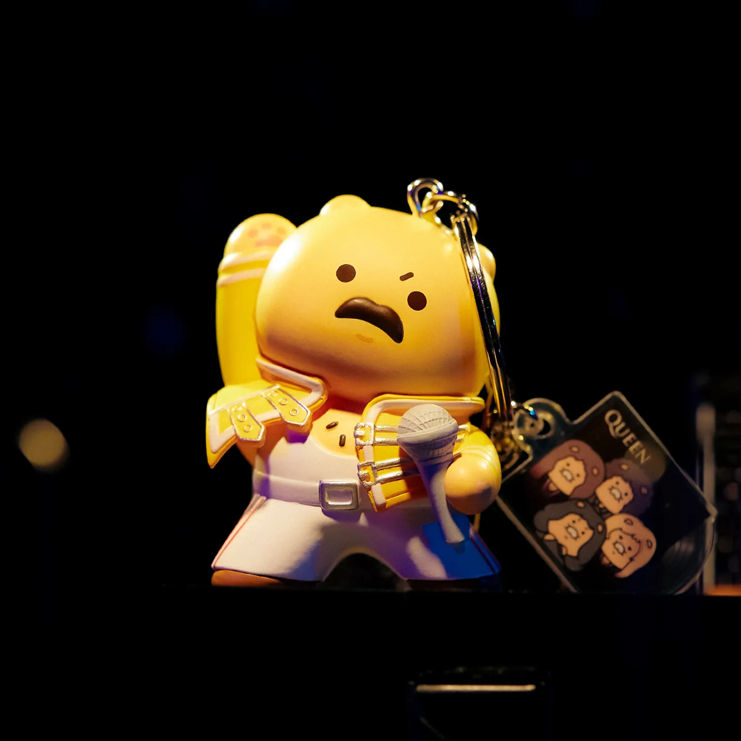 QUEEN X Friends Freddie Mercury Chunsik Figure Keyring_Chunsik