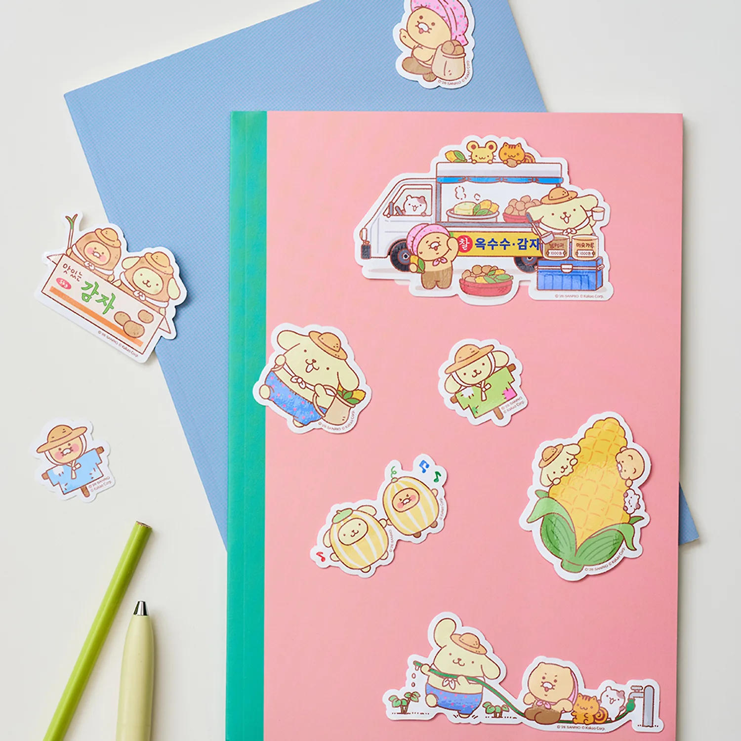 PomPomPurin X Friends Deco Sticker_Chunsik