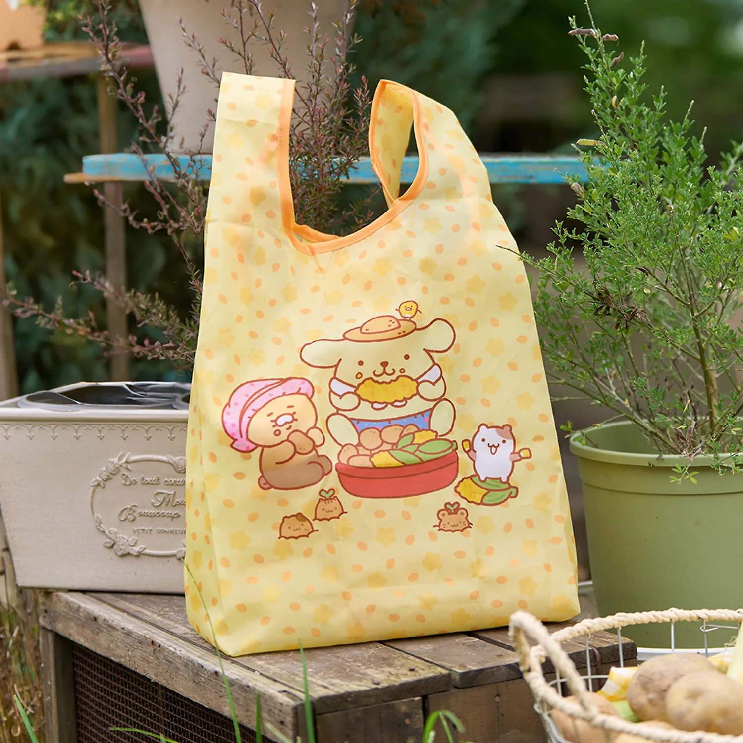 PomPompurin X Friends New Potato Pocket Shopping Bag_Chunsik