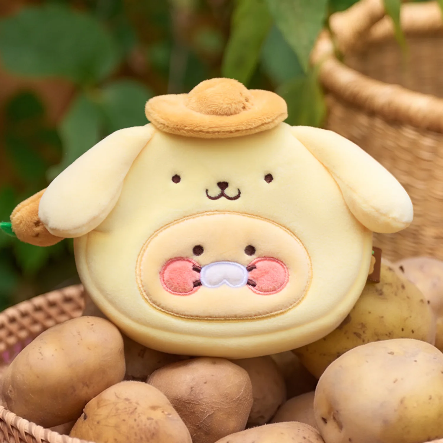 Pompompurin X Friends Pompompurin Face Pouch_Chunsik