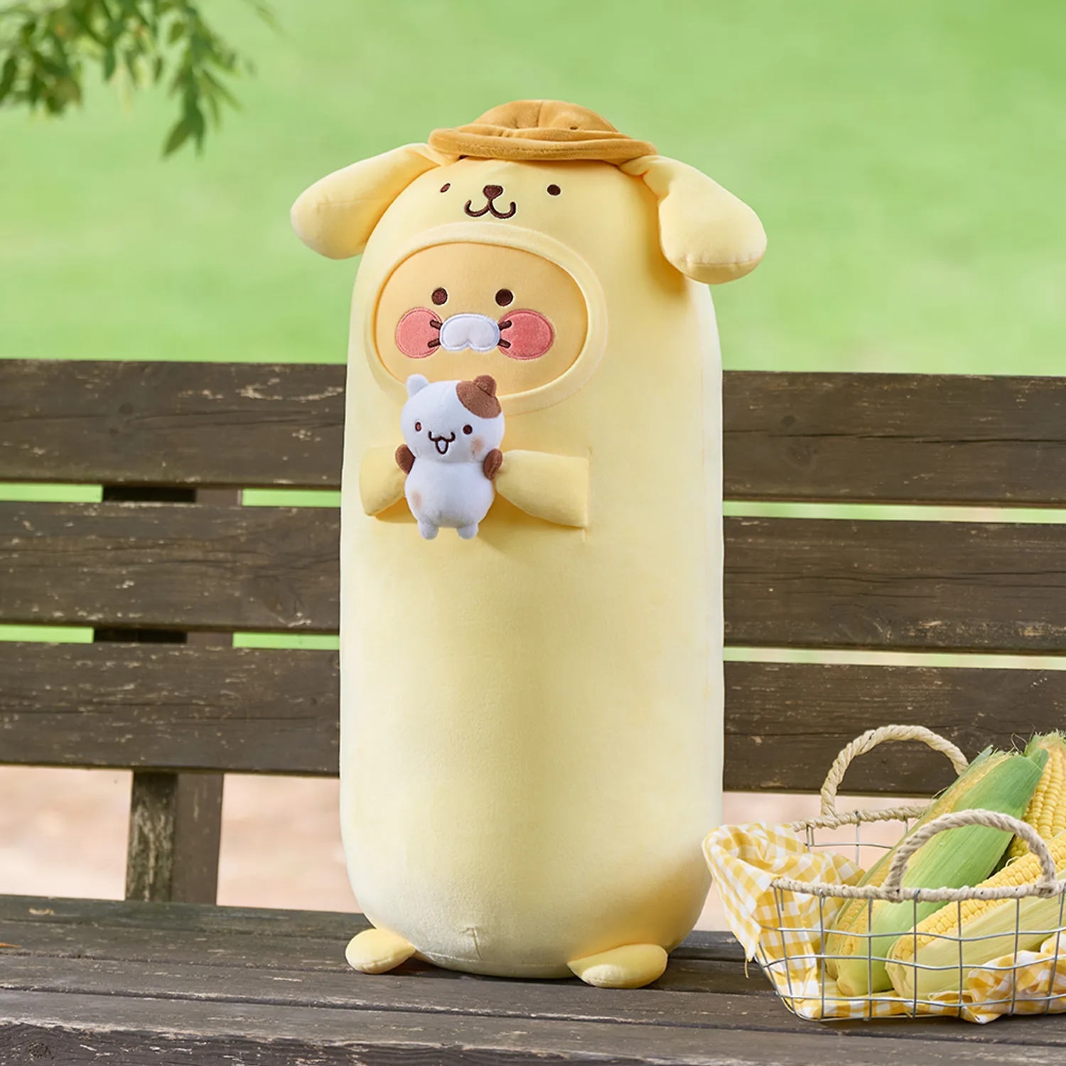 Pompompurin X Friends Pompompurin Long Pillow_Chunsik
