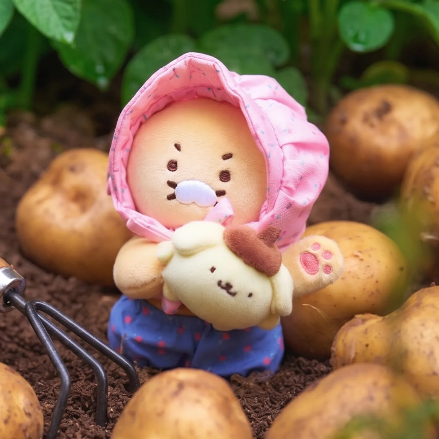 (Restocked in October) PomPompurin X Friends Chunsik Keyring Doll_Chunsik