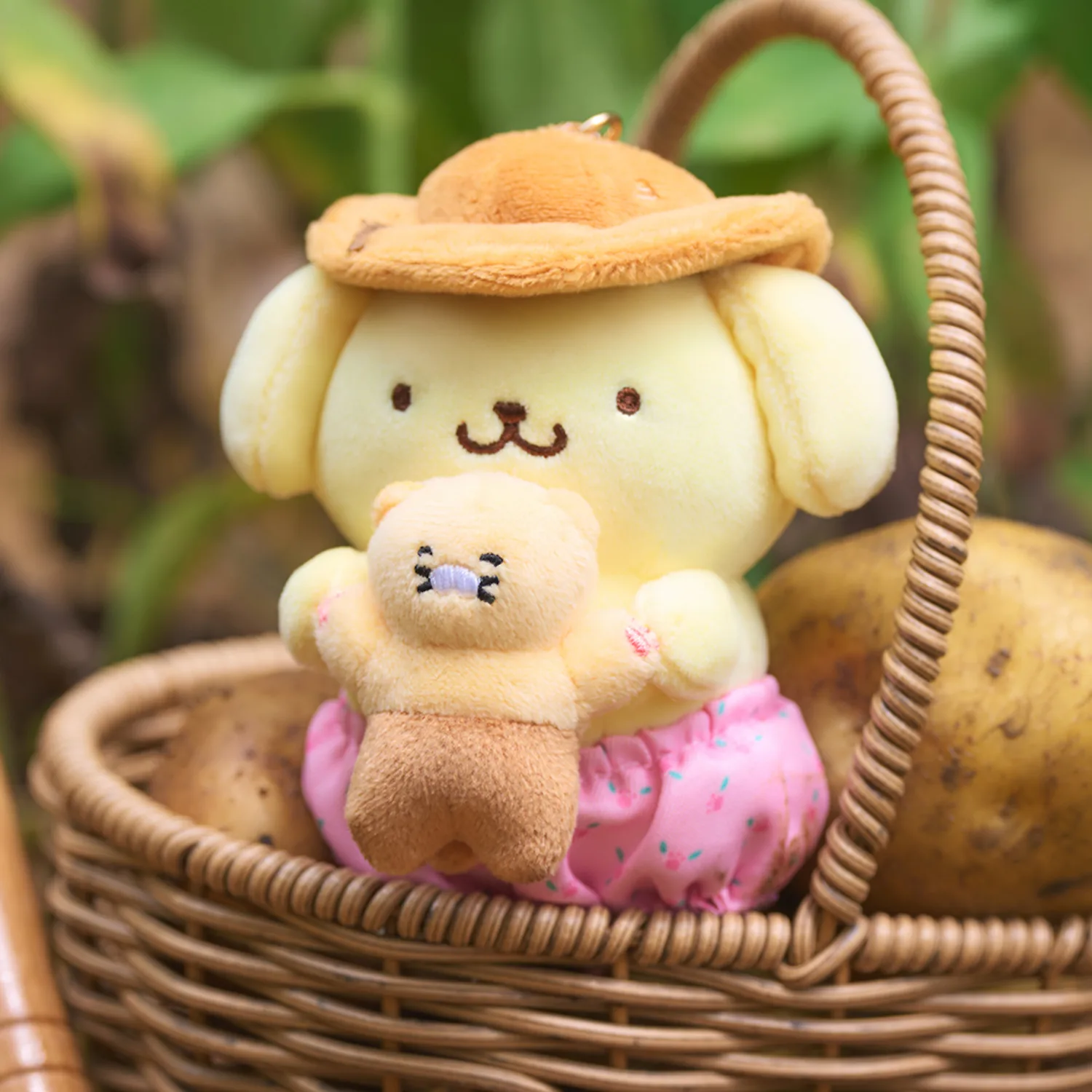 (Scheduled for restock in October) Pompompurin X Friends Pompompurin Keyring Doll_Chunsik