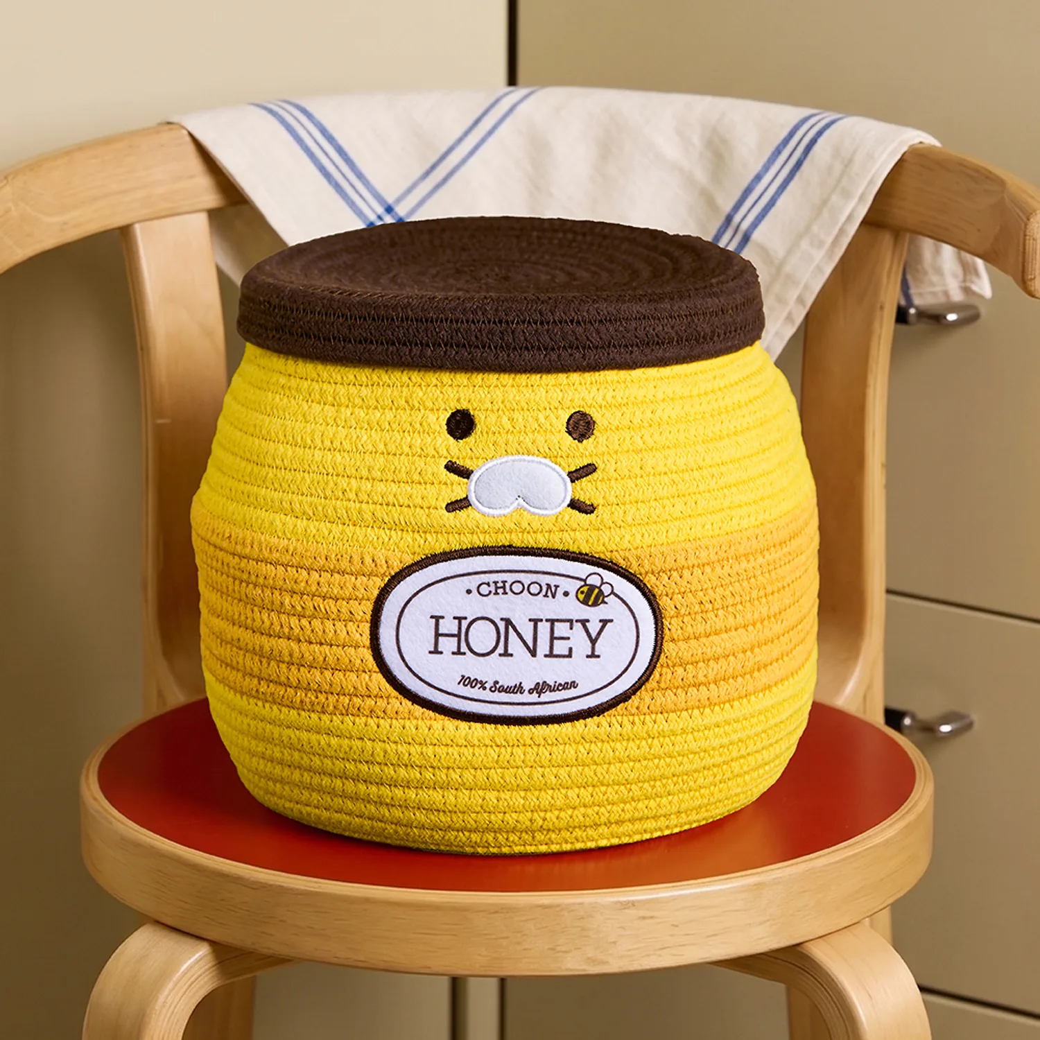 Grocery Market Honey Complex Rope Basket L_ Chunsik