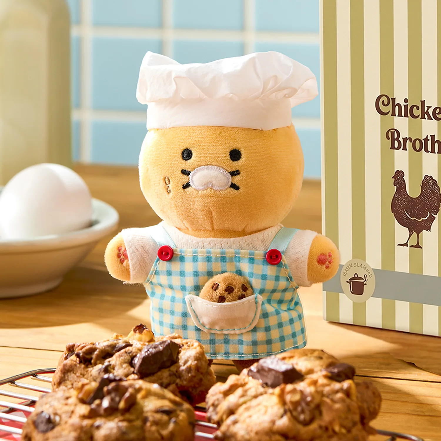 Grocery Market Baker Keyring Doll_Chunsik