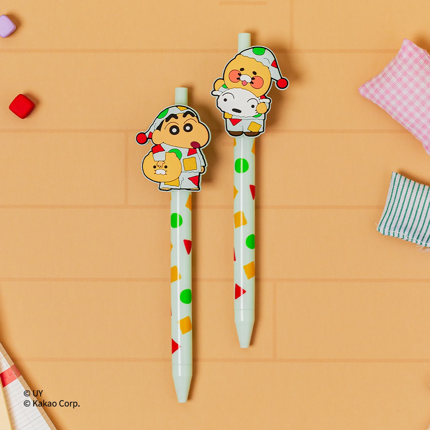 Shin-chan Doesn’t Speak RYO X Friends Gel Pen Set (2P)_Chunsik