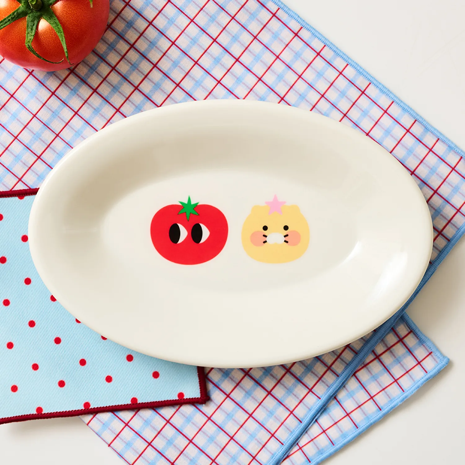 Iyaiya&Friends X Friends Melamine Plate (S)_Chunsik