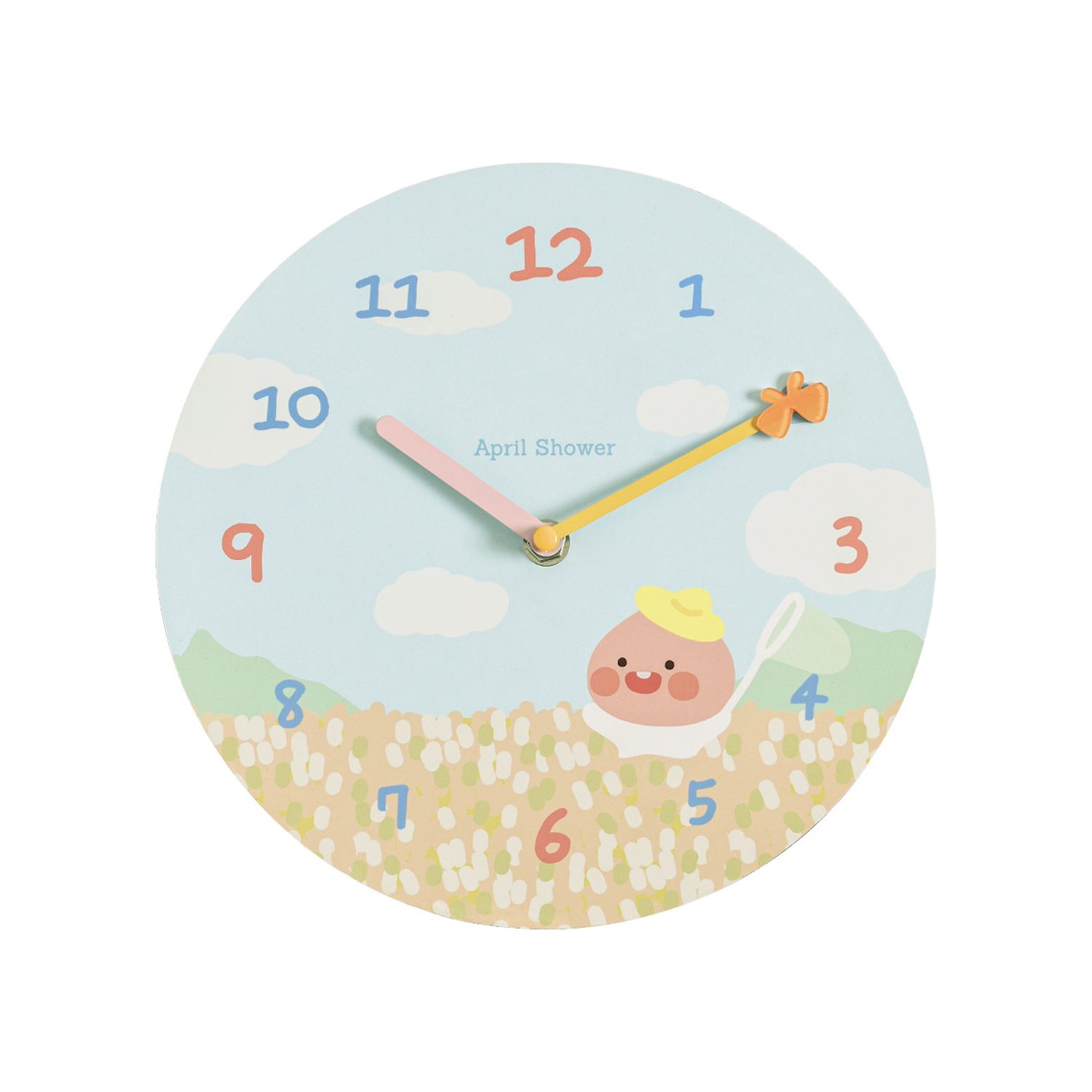 Silent Wall Clock Field Apeach