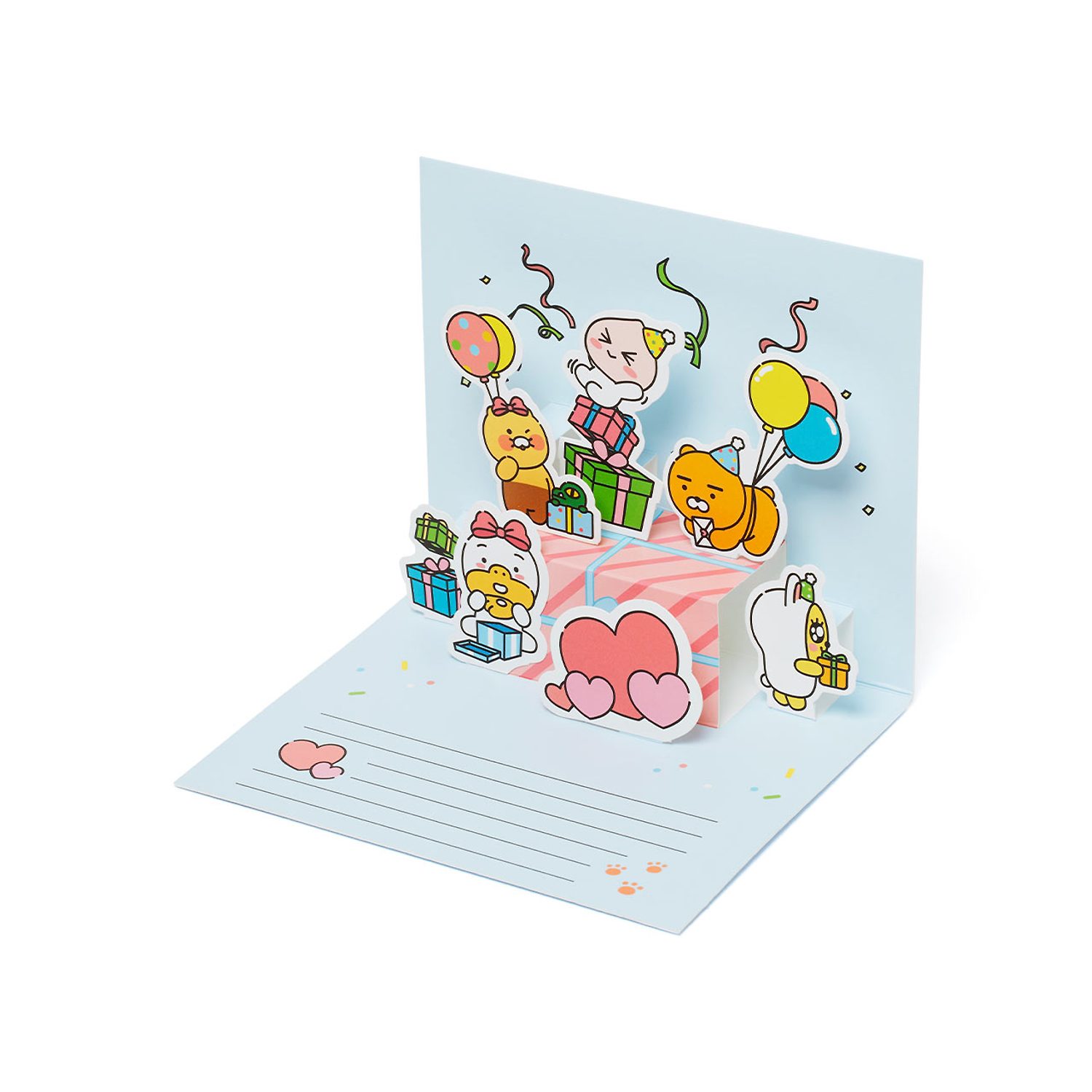 Bling Party Thank -U popup card