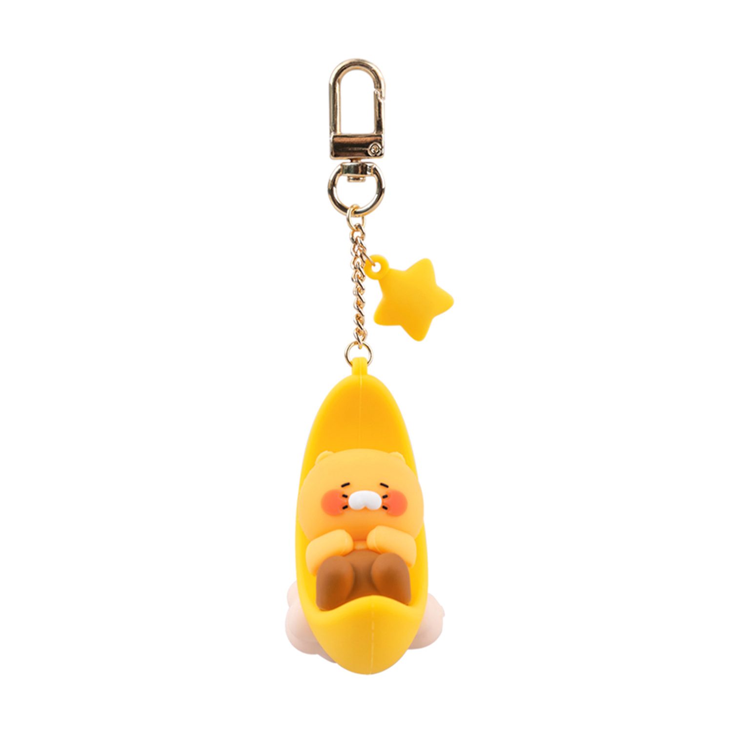 Spring Figure Key Ring Yellow Dal