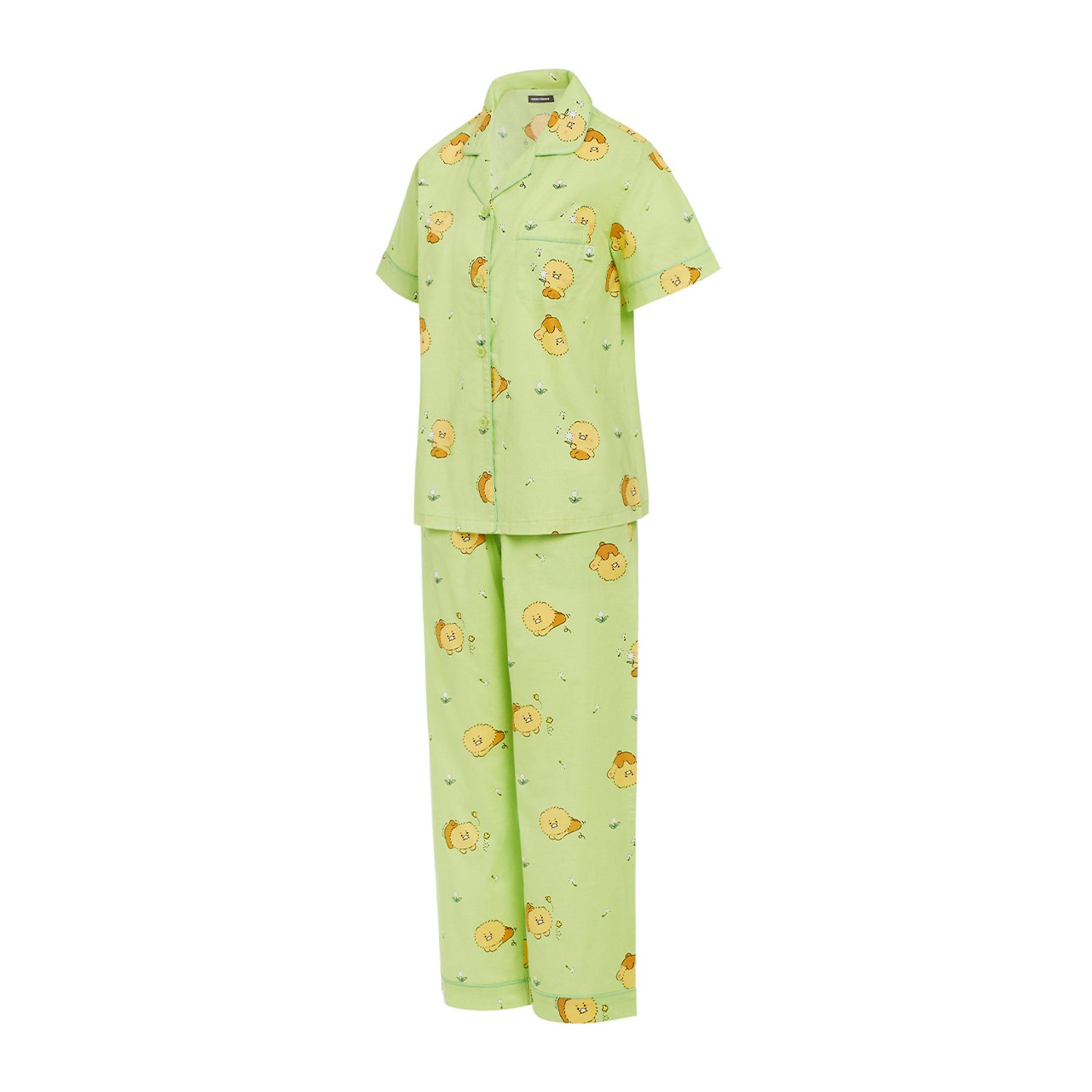 Pajama in the upper and lower women’s day of the hair