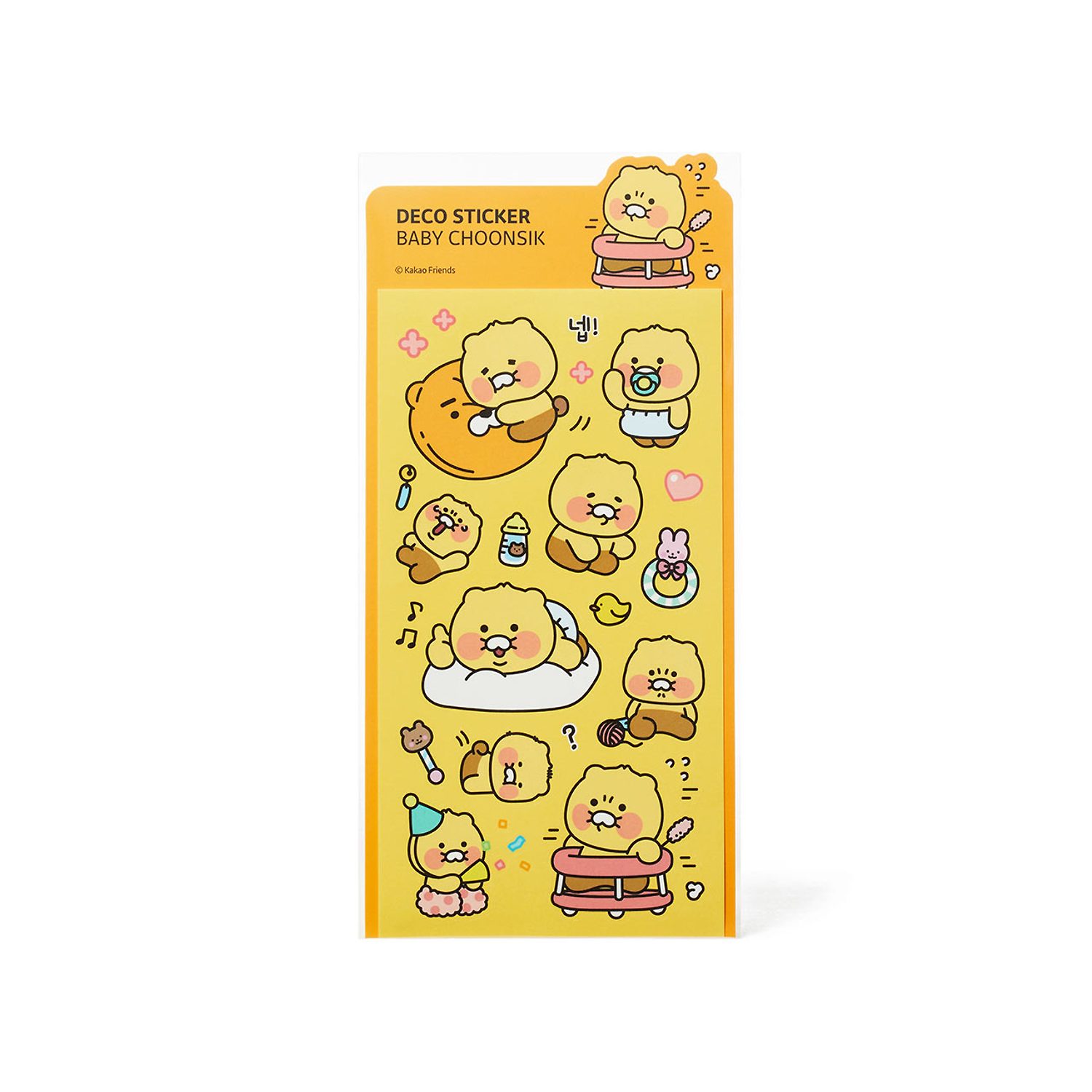 Deco sticker Chun -sik is a poker_baby Chunsik