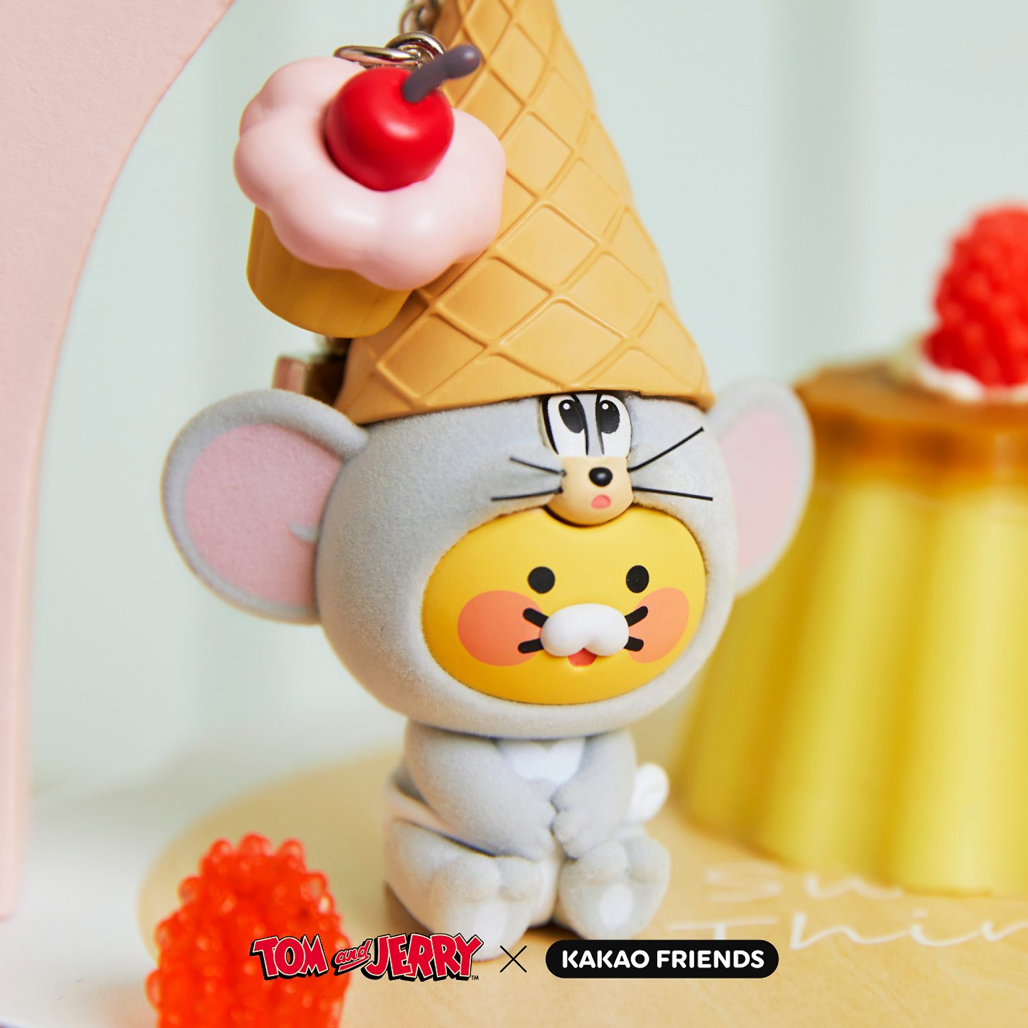Tom & Jerry X Kakao Friends Figure Ring Tuffy_Chunsik