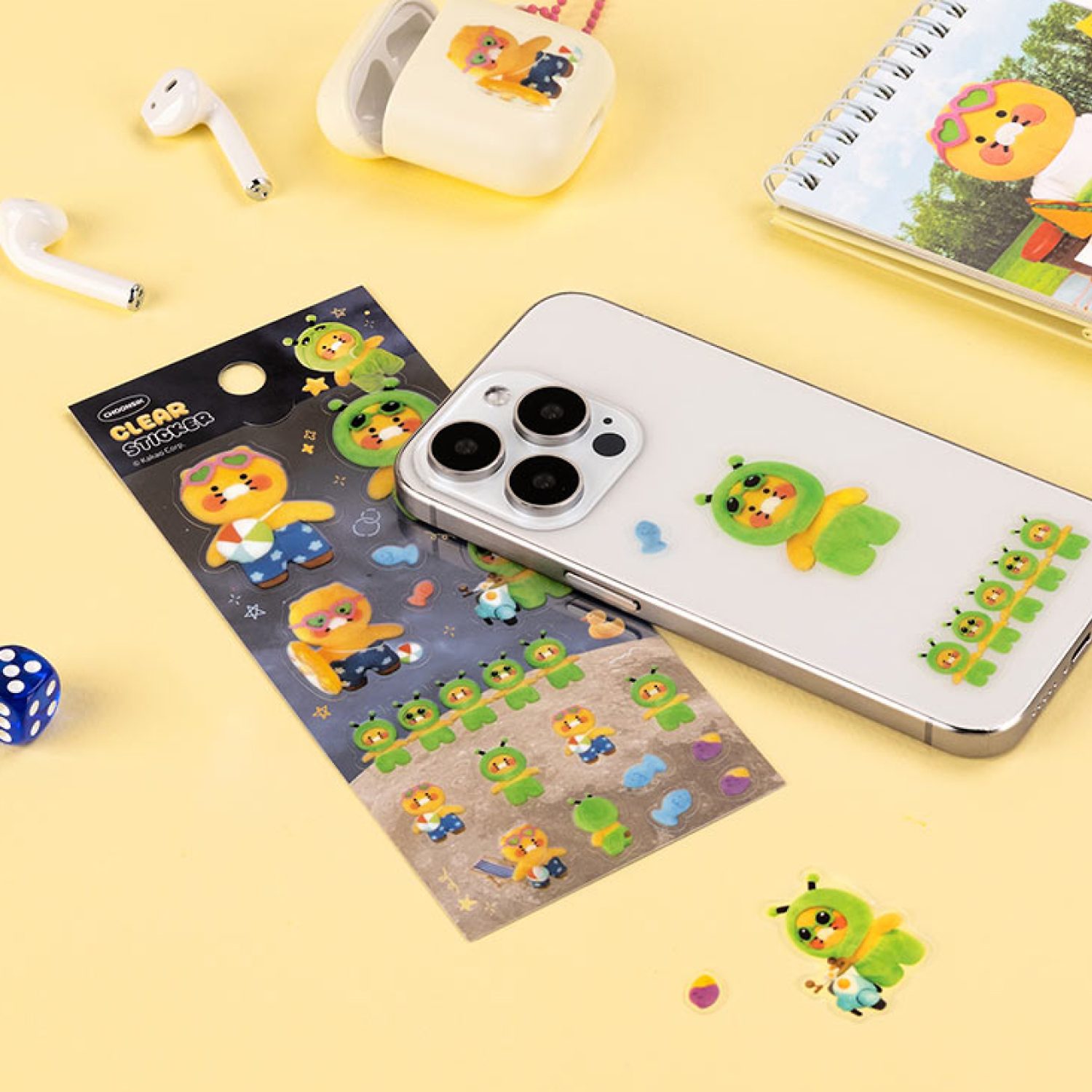 Chunsiki Photo Clear Deco Sticker Alien Summer Spring Sikyi