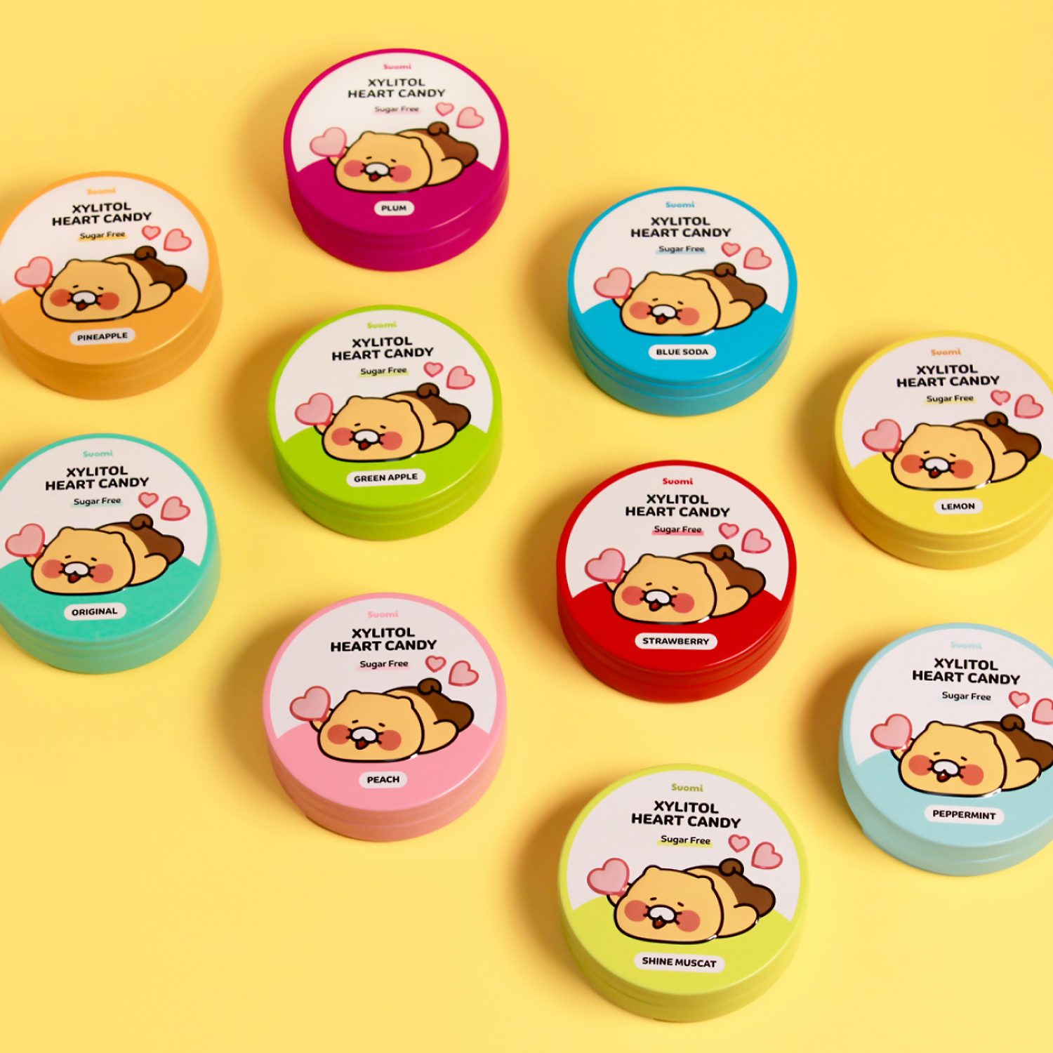 Suomi Xylitol Heart Candy (4 types 1)