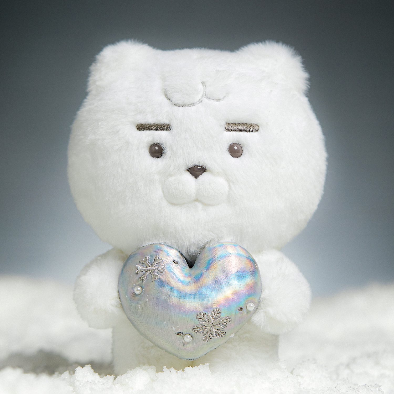 White Silver Snow Flower Heart Doll_Little Ryan