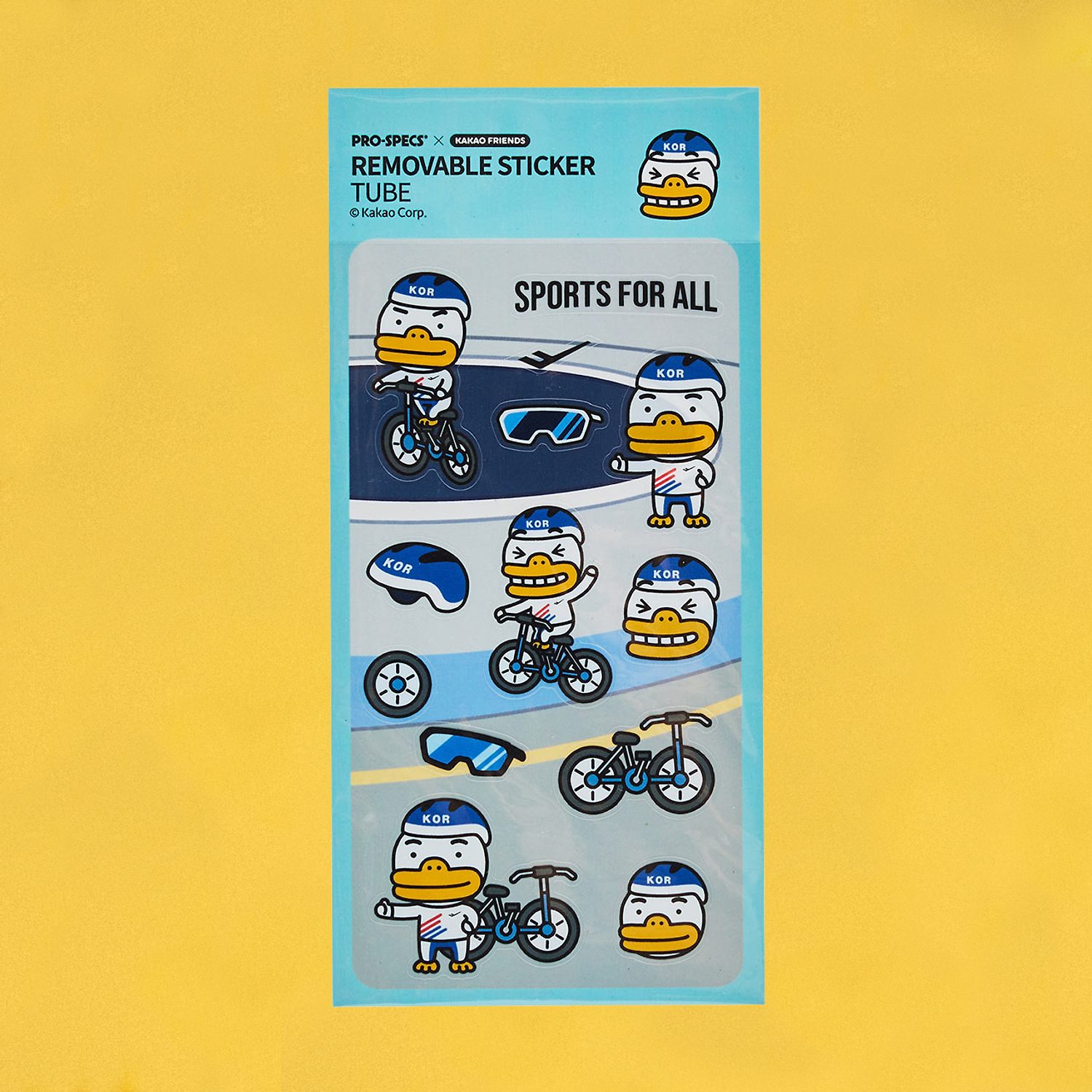 Prospex X Friends Bicycle Sticker Pack_Tube
