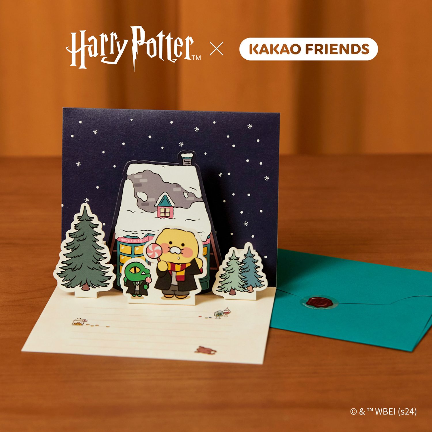 Harry Potter X Kakao Friends Pop -up Card_FRENS