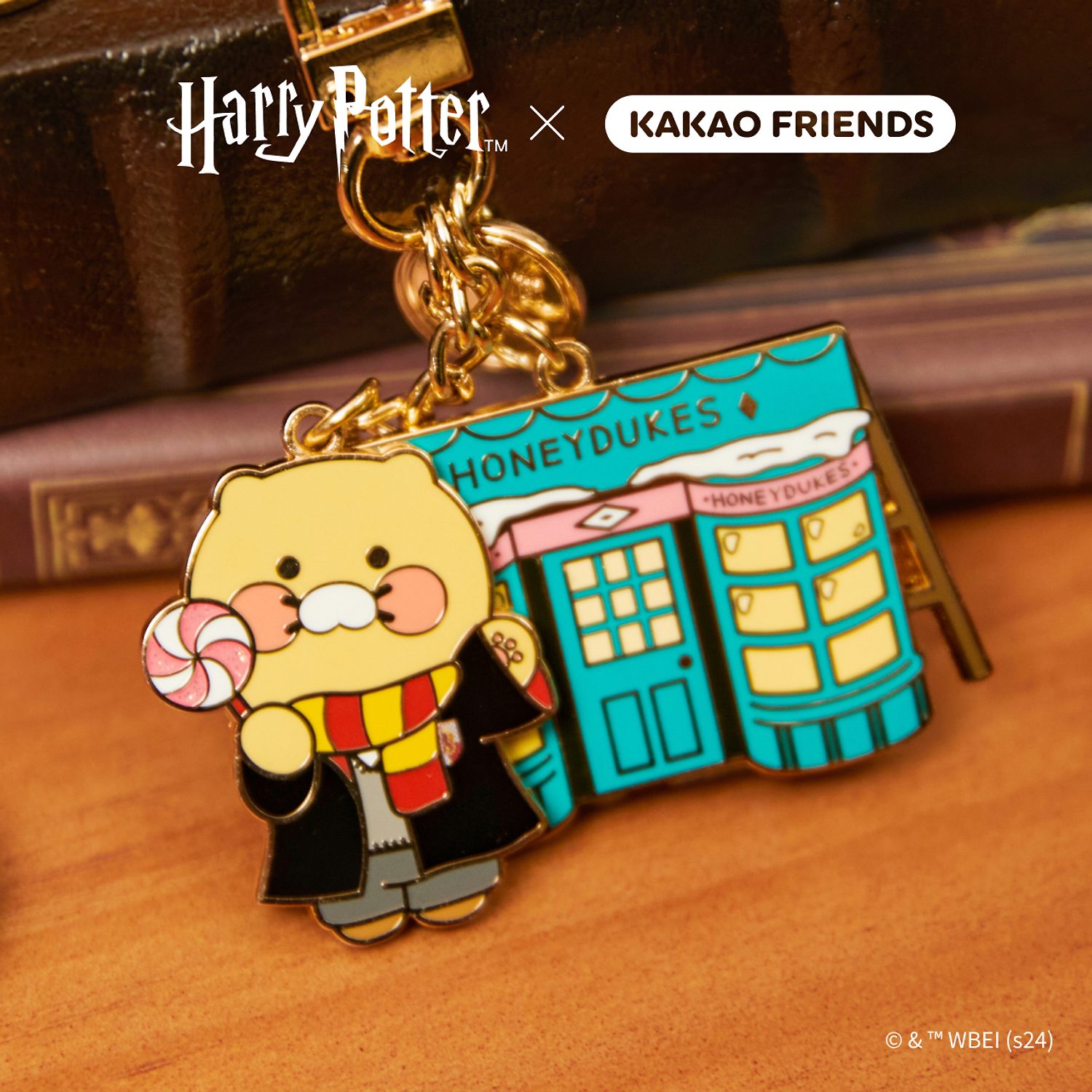 Harry Potter X Kakao Friends Metal Key Ring_Chunsik