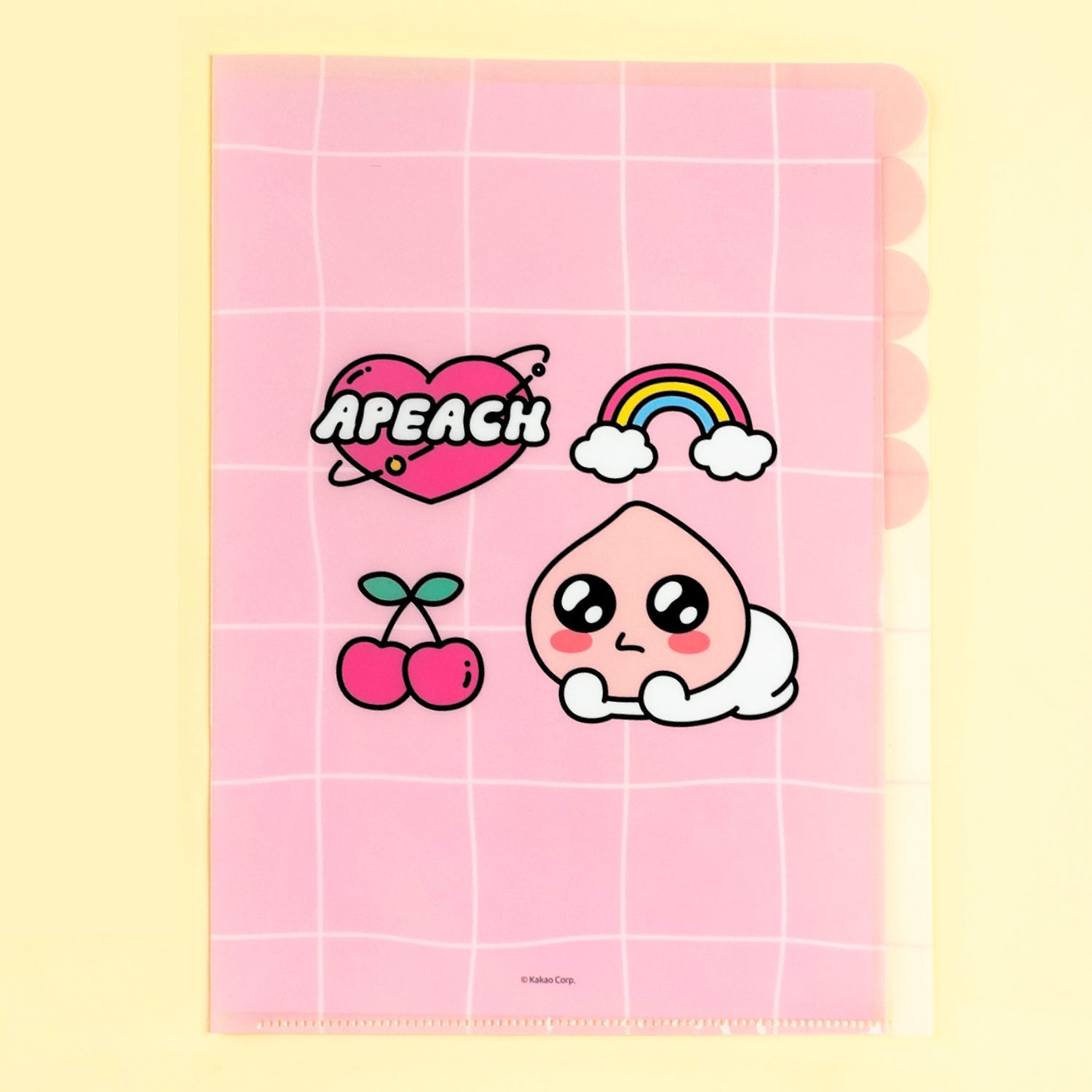 Say Cheese 5 Pocket File Apeach