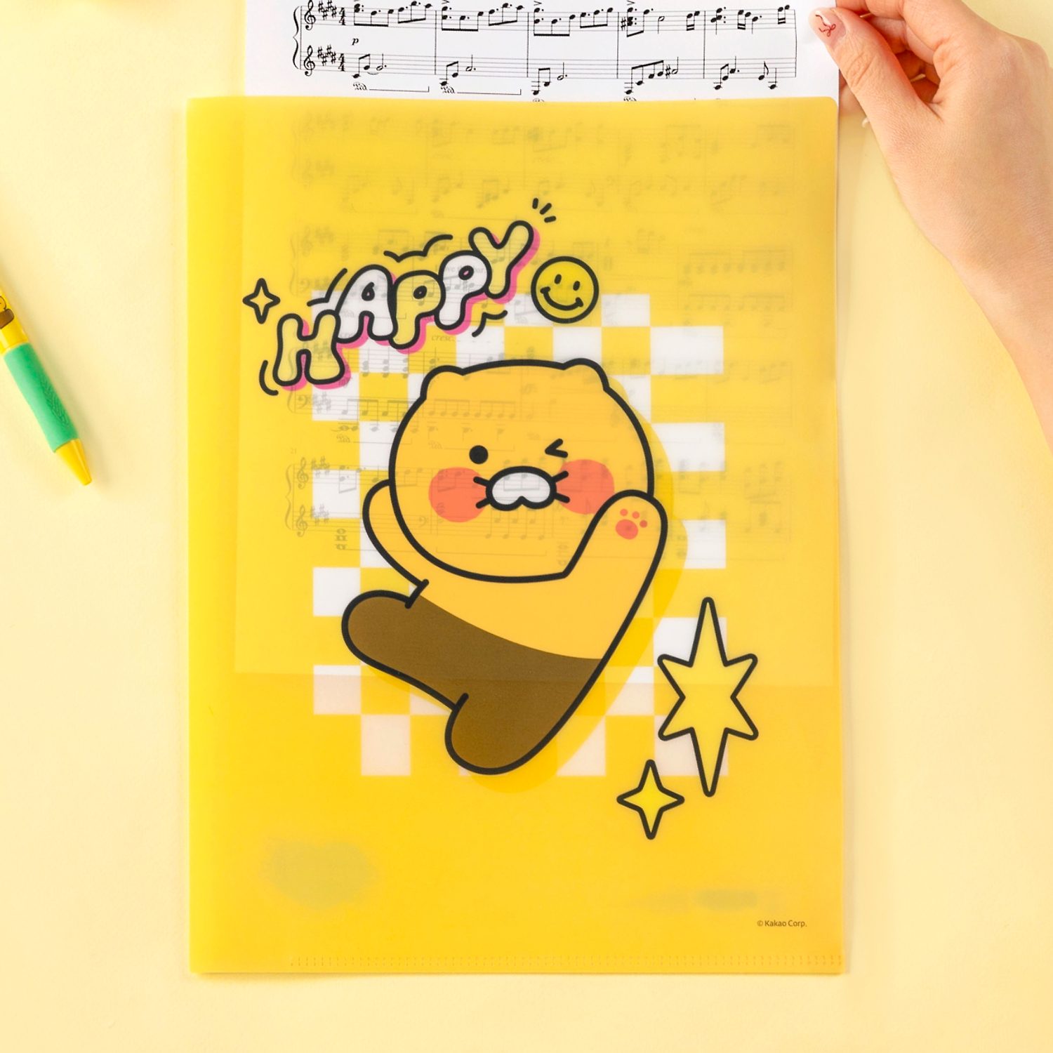 Sey Cheese 2 Pocket File Spring Siki