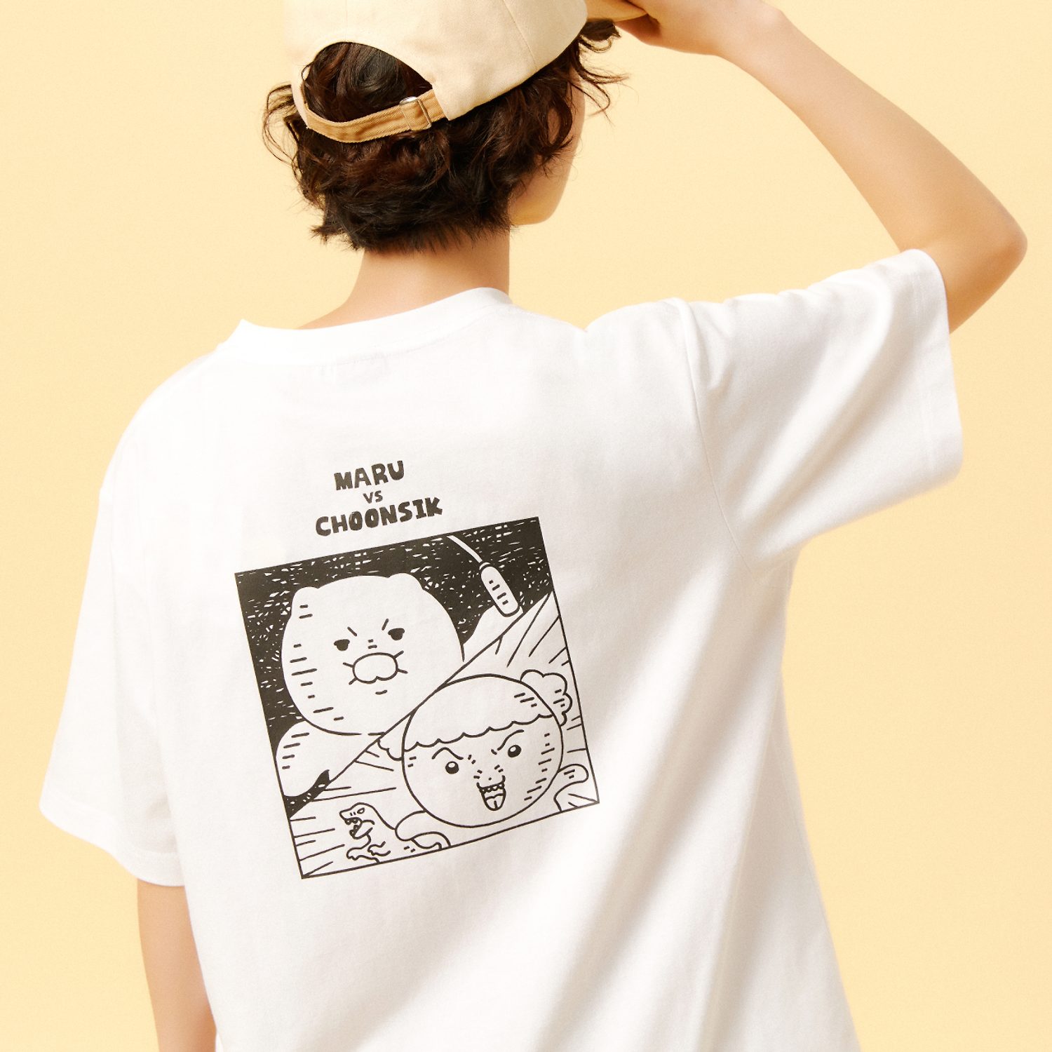 Maru is Kang Judic X Kakao Friends T -shirt_Chunsik