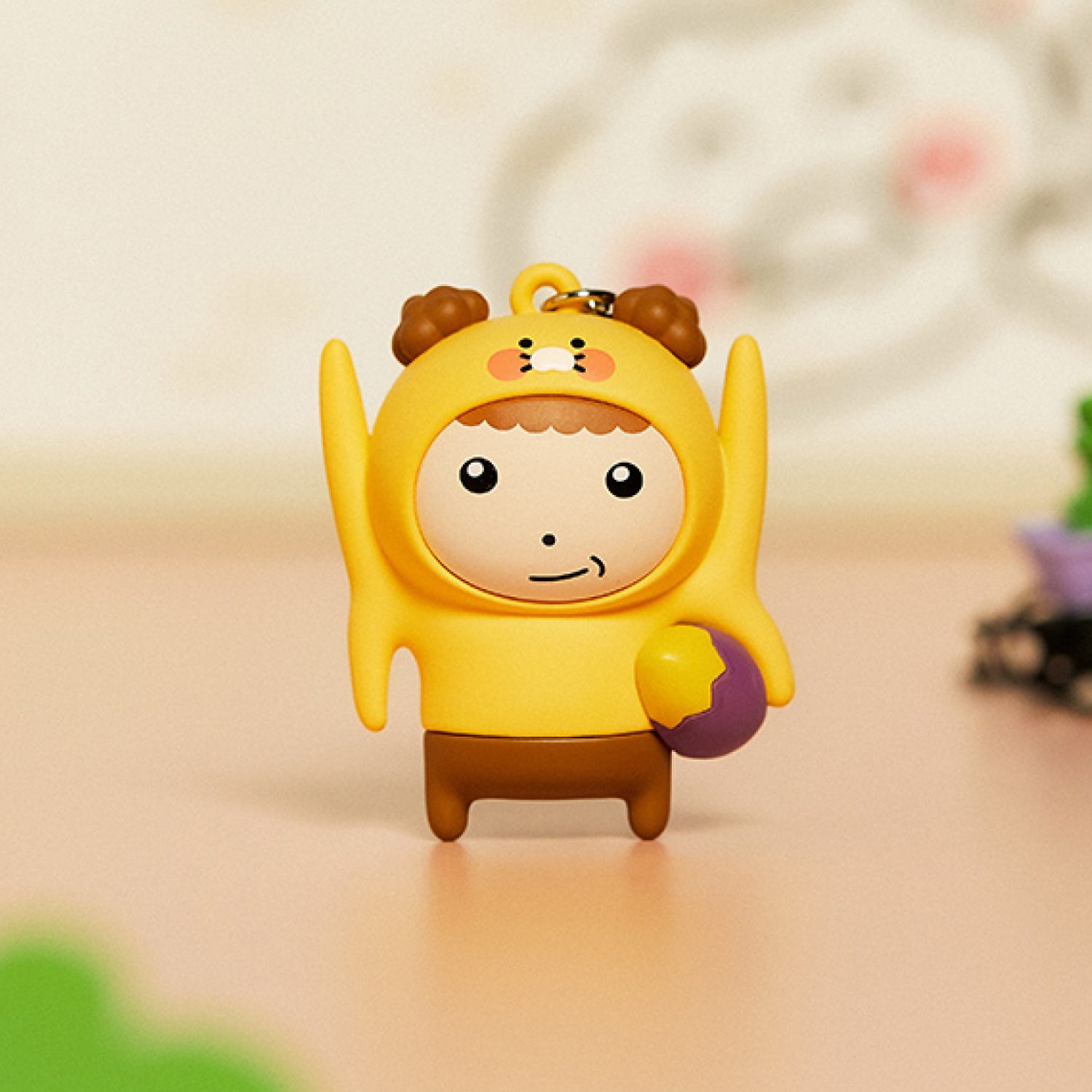 Maru is river rat X Kakao Friends Figures Key Ring_Maru