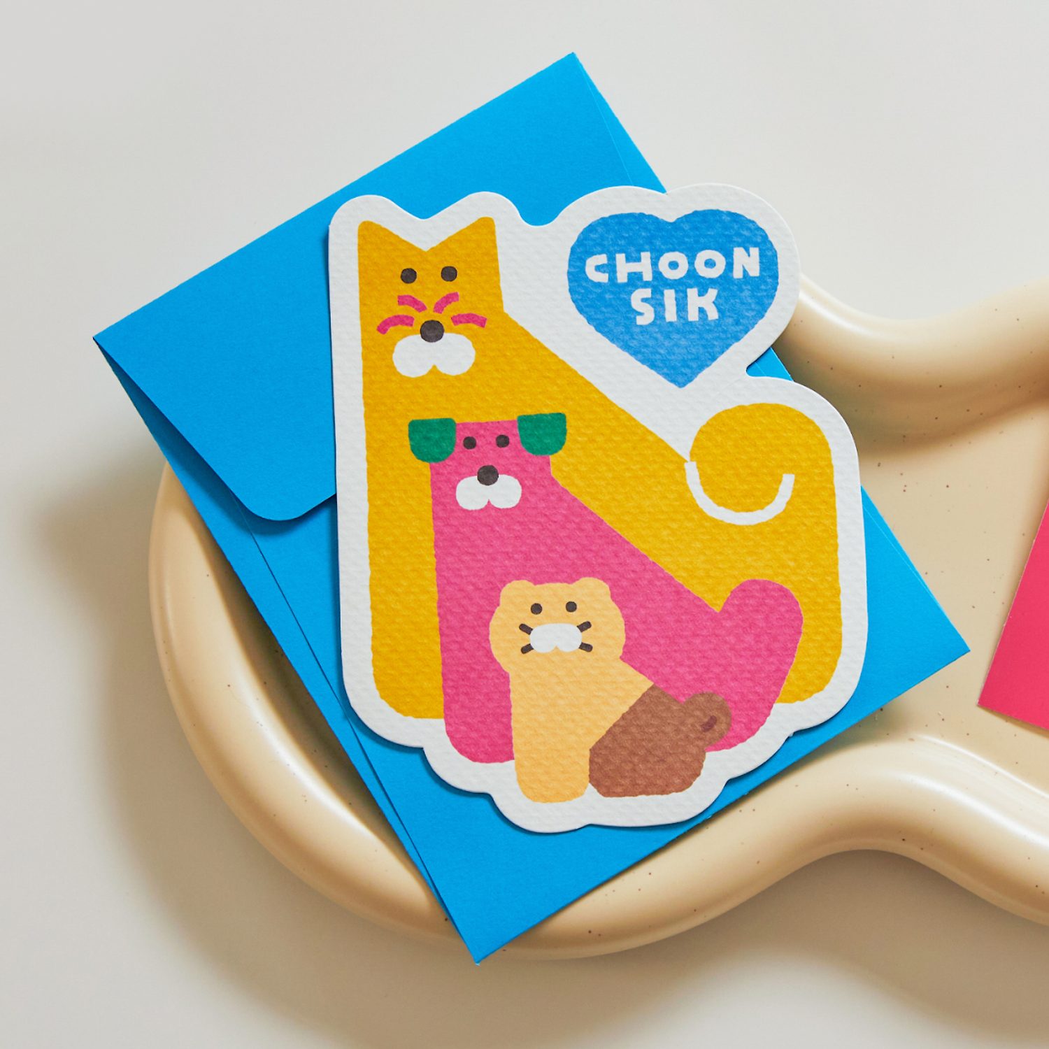 Kim Da -ye X Kakao Friends Card (Together) _ Chunsik