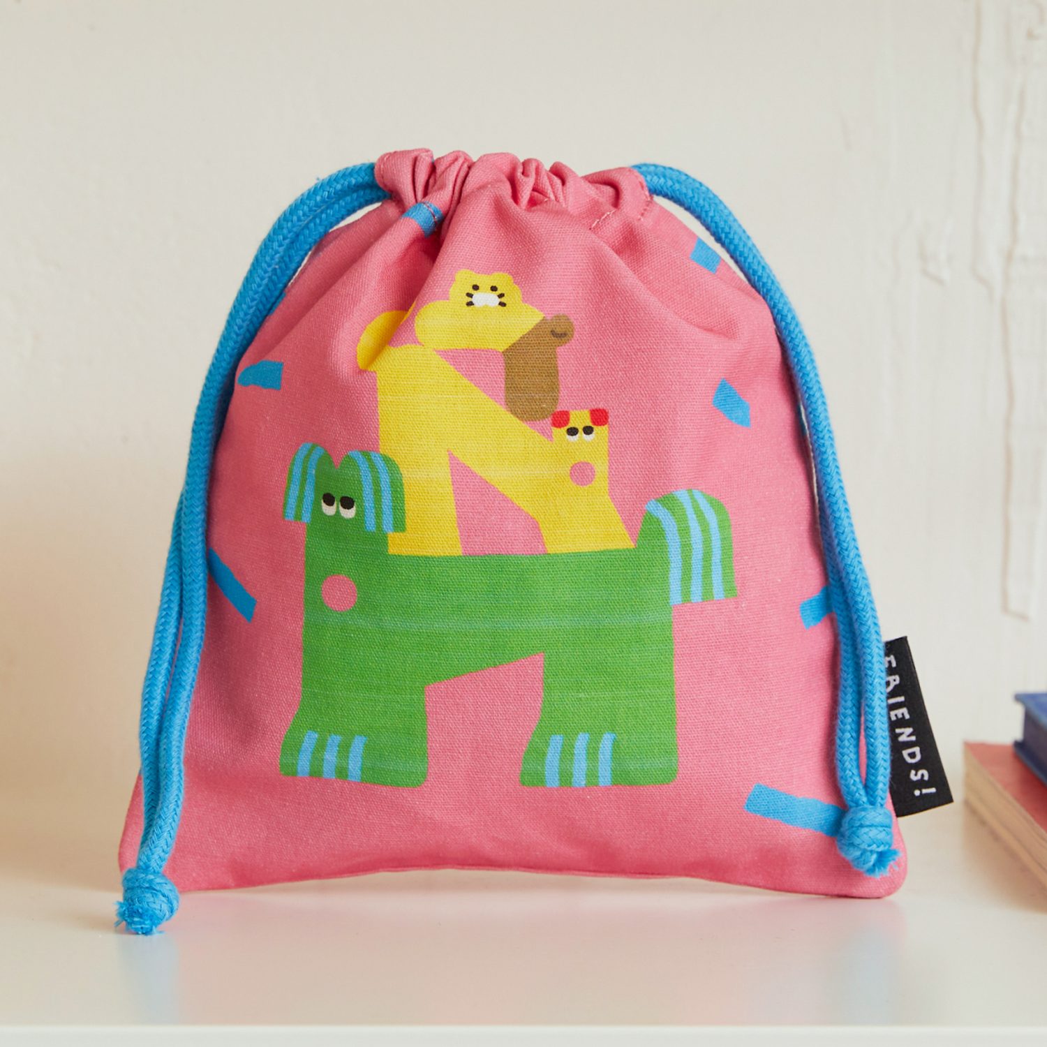 Kim Da -ye X Kakao Friends String Pouch_Chunsik Yi
