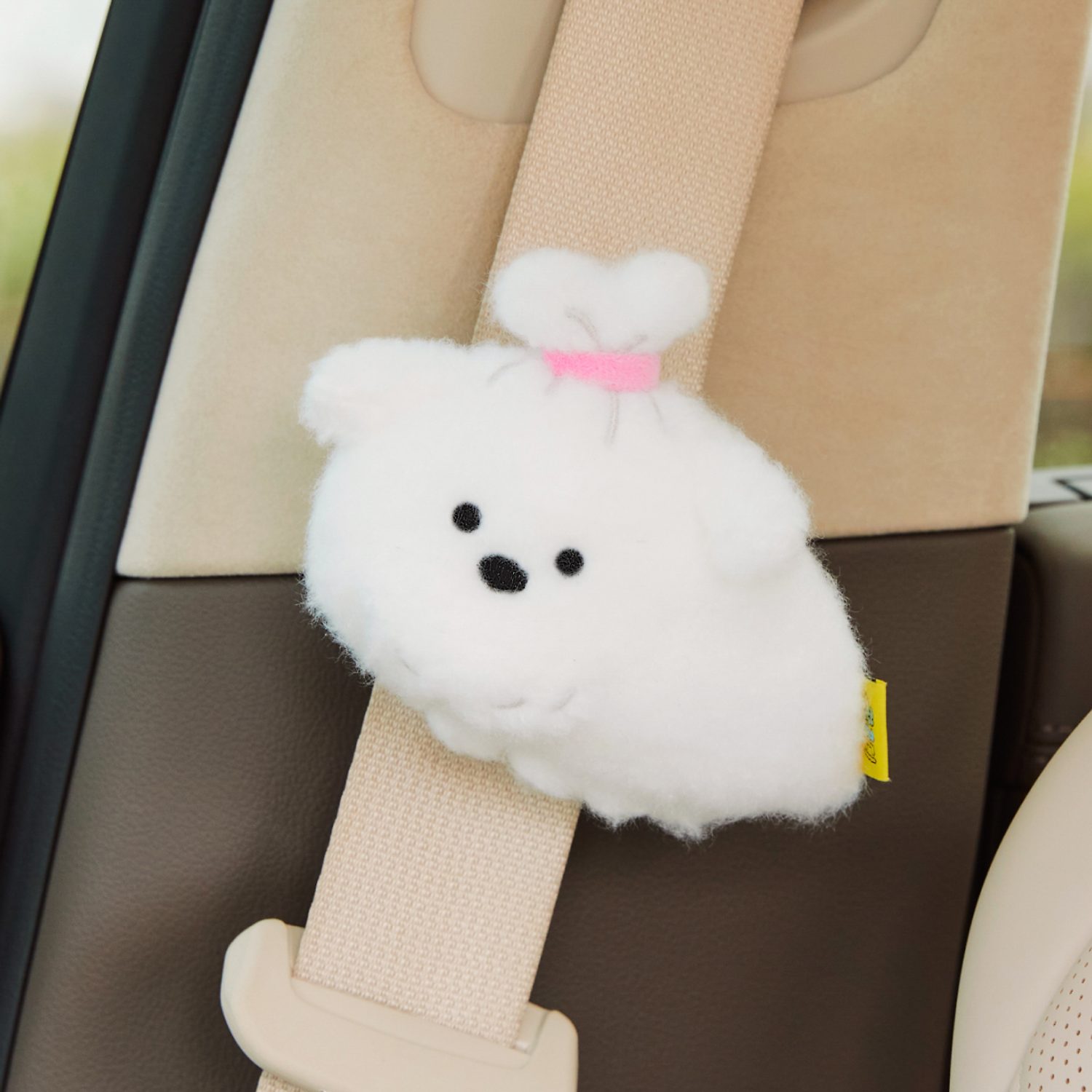 르 Di Seat Belt Cover_Malt Tea