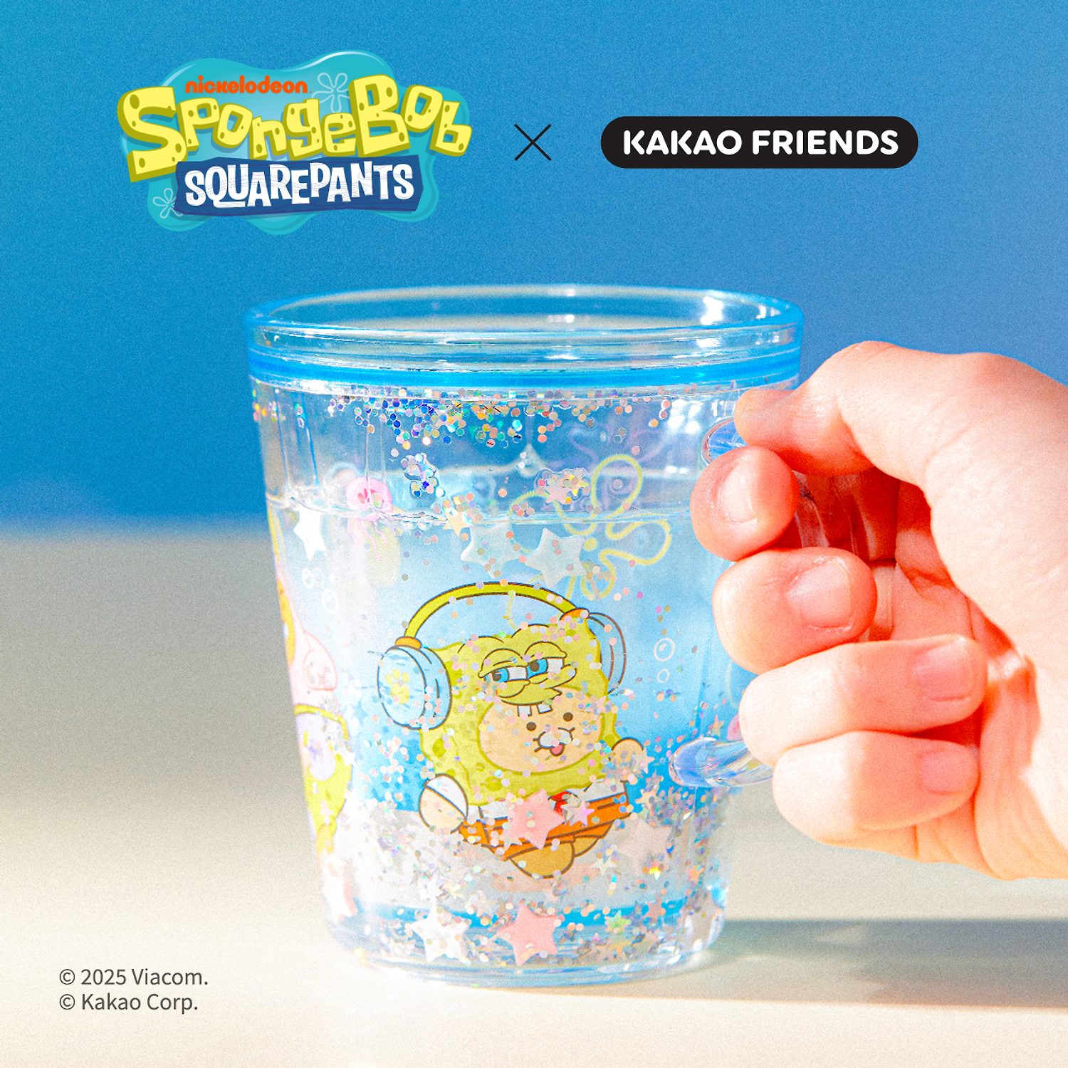 SpongeBob X Friends Glitter Water Cup_Friends