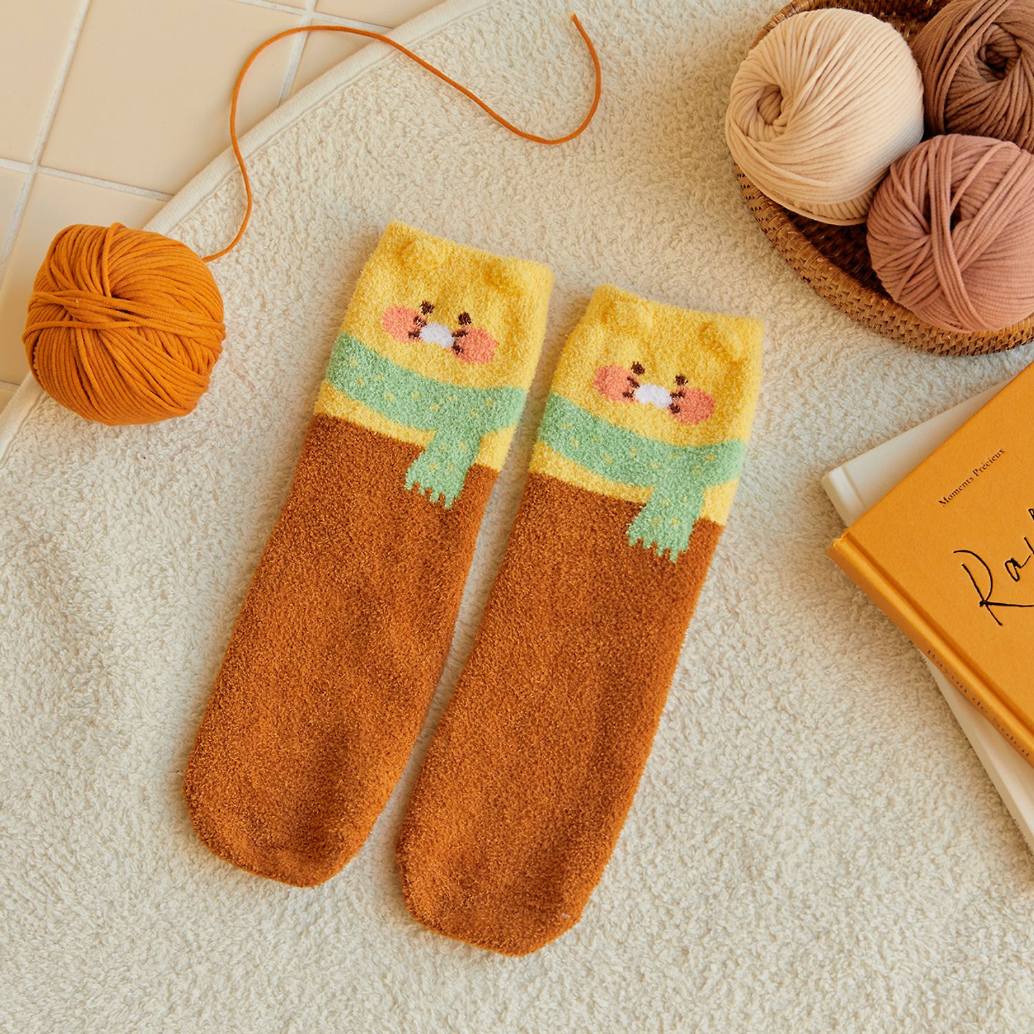 Cabin in the Forest Sleeping Socks_Chunsik