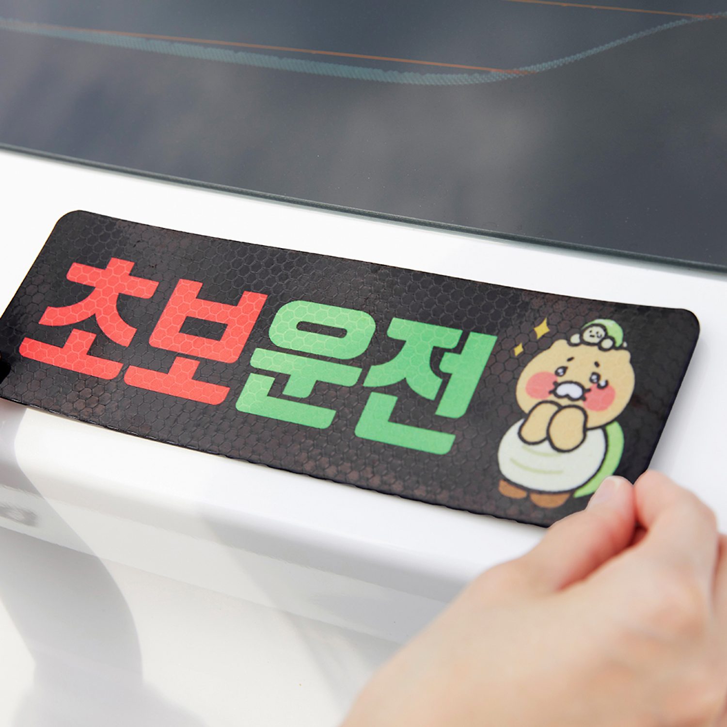Beginner Driving Magnet Sticker_Chunsik