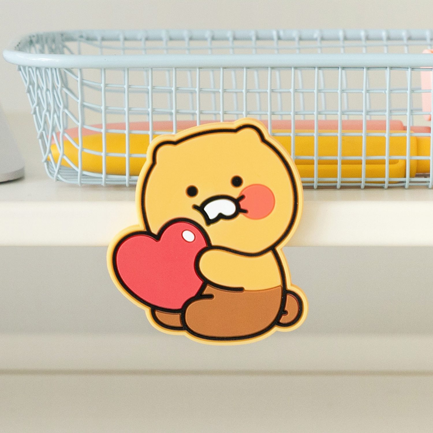 KF PVC Magnet Heart Spring Dish