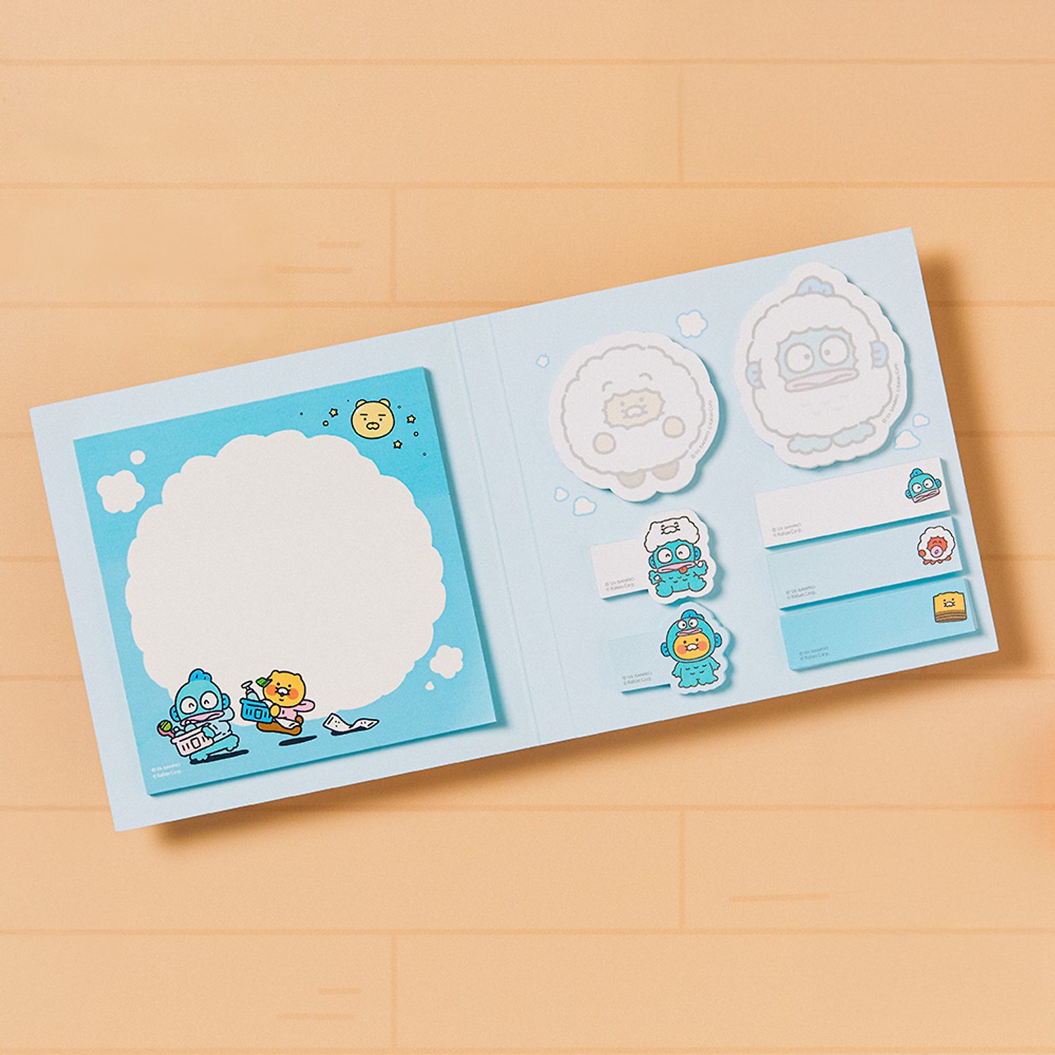 Han Kyo-dong X Friends Book Type Adhesive Memo Paper_Chunsik