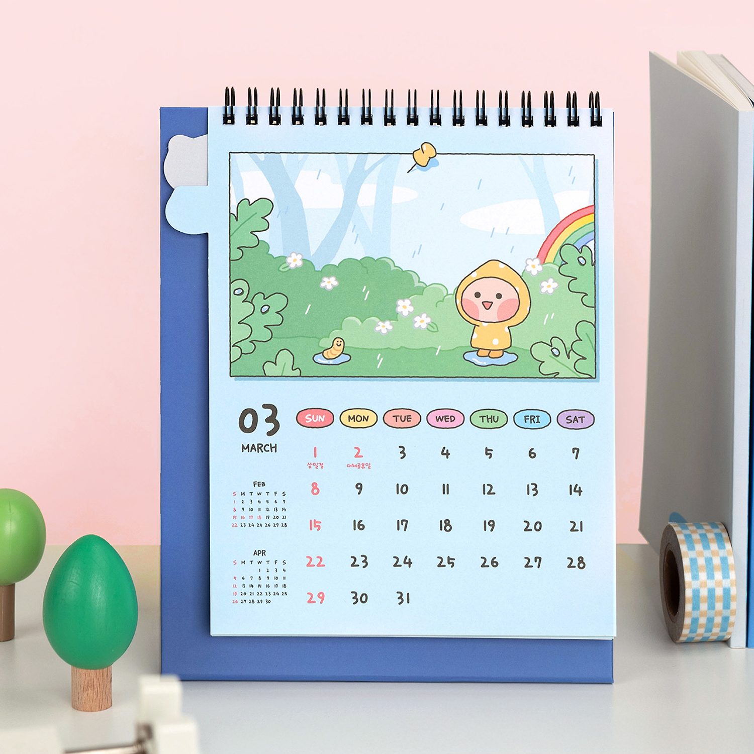 Everyday 2026 Index Desk Calendar