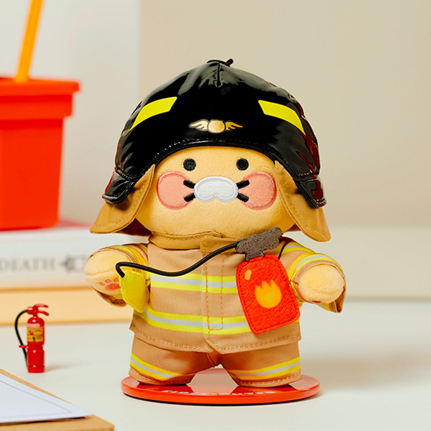 Prochun Firefighter Standing Keyring Doll_Chunsik