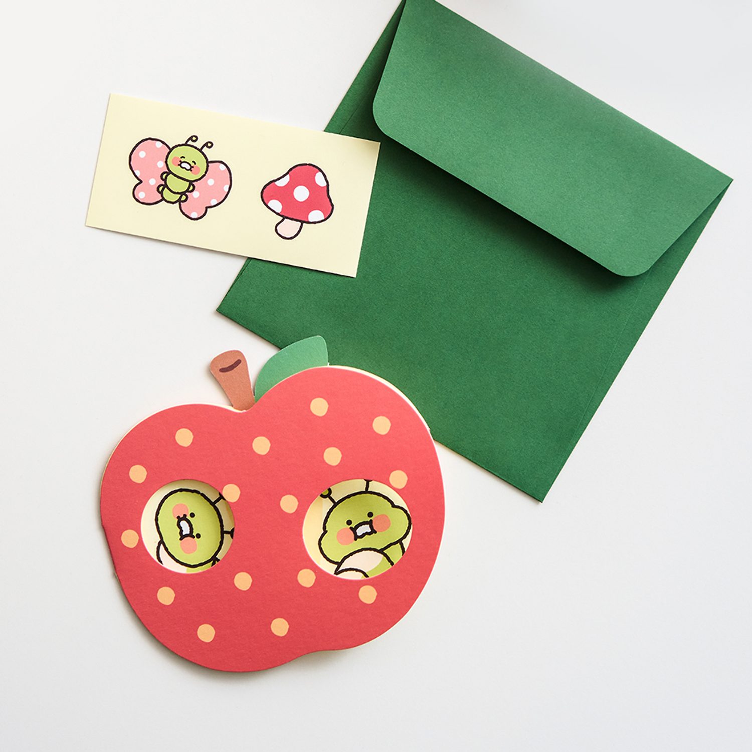 Chun Wriggle Apple Mini Card_Chun Sik
