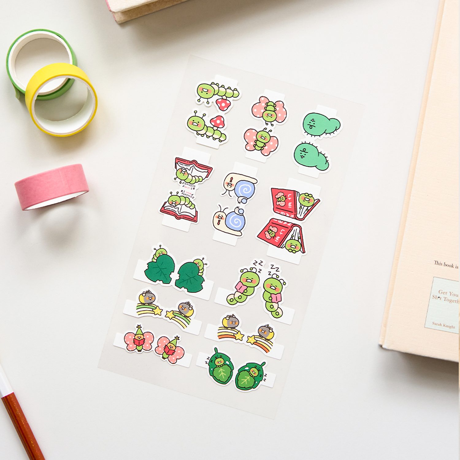 Chun Wol-il Book Index Sticker_Chun Sik