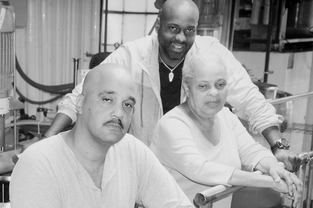 Dennis, his mother Mary, and his college roommate and closest confidant, Nyema Tubman.