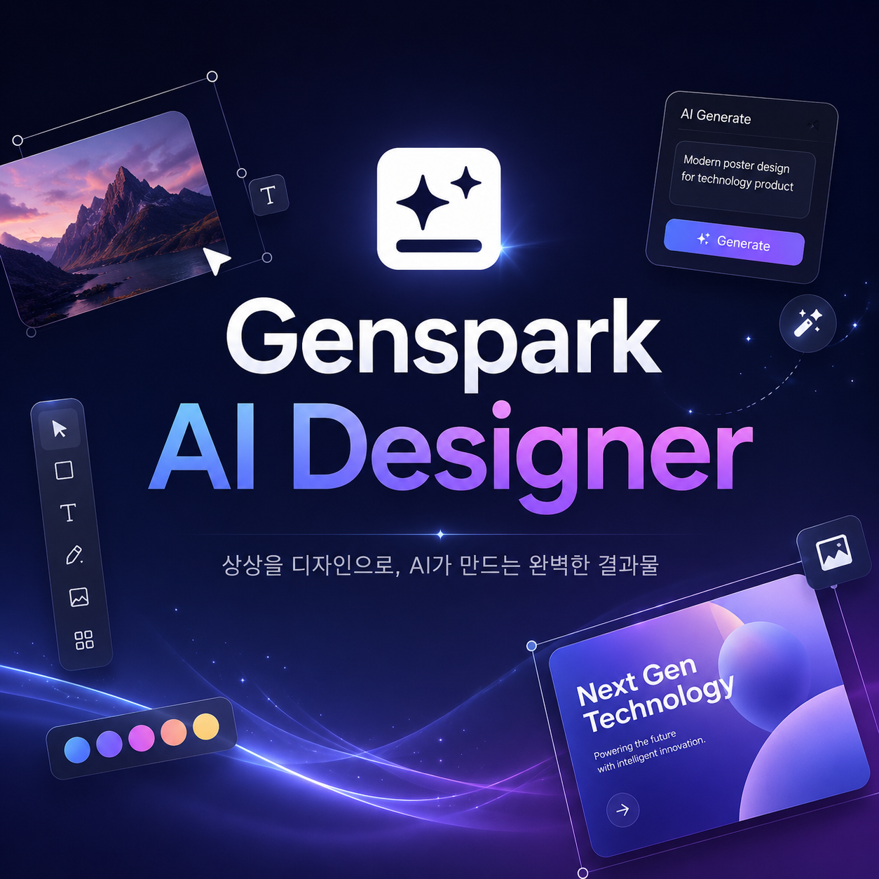 Genspark AI 디자인! 포스터부터 로고까지 뚝딱 - 포스터,전단지,메뉴,로고, SNS,코믹,짤,캐릭터,로고 뚝딱 만들기 — 코아 (브런치)