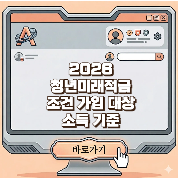 2026 청년미래적금 조건 가입 대상 소득 기준